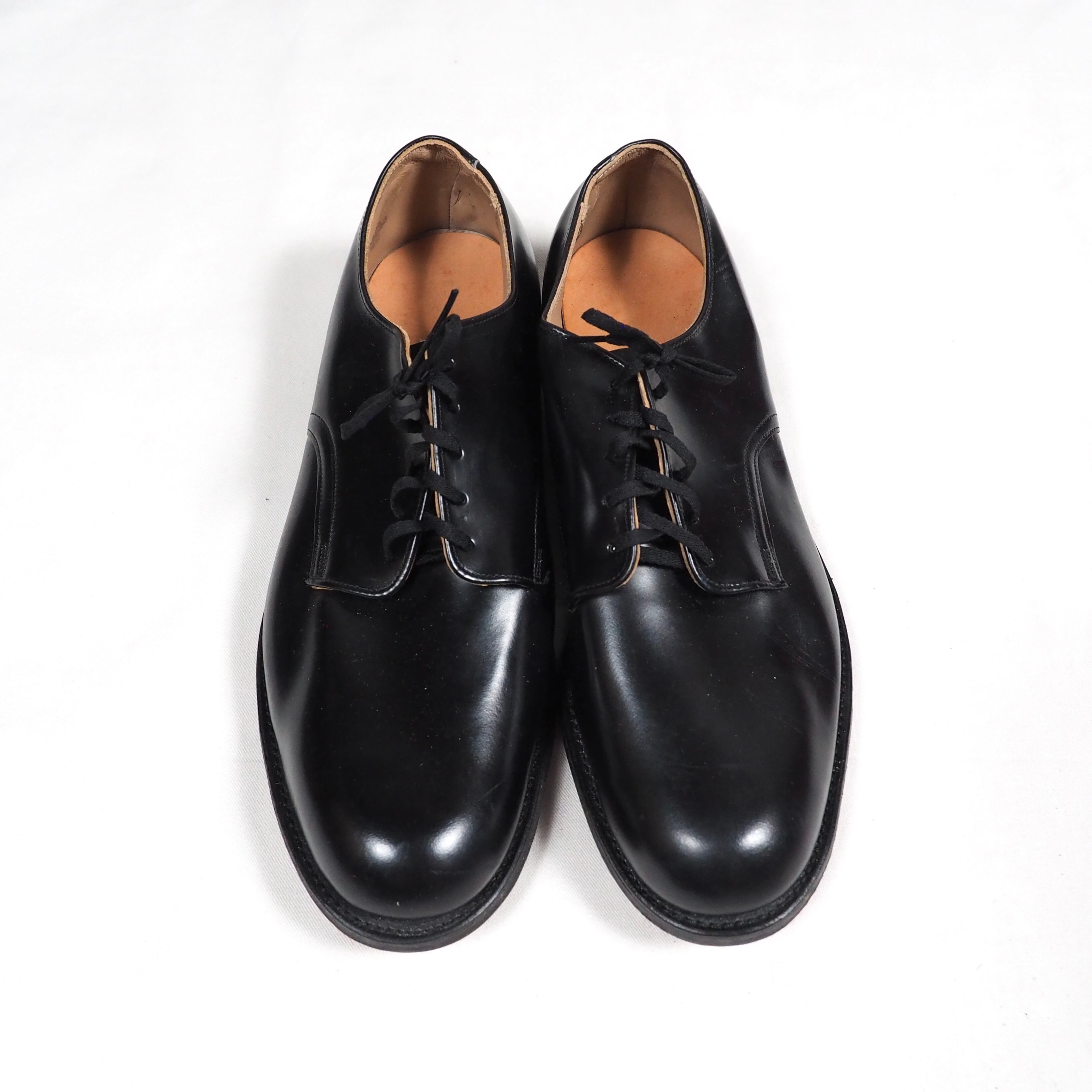 【NOS】11R (29cm) 72’s U.S.Navy leather service shoes D.J.Leavenwerth Dress Oxford サービスシューズ ブラック デッドストック