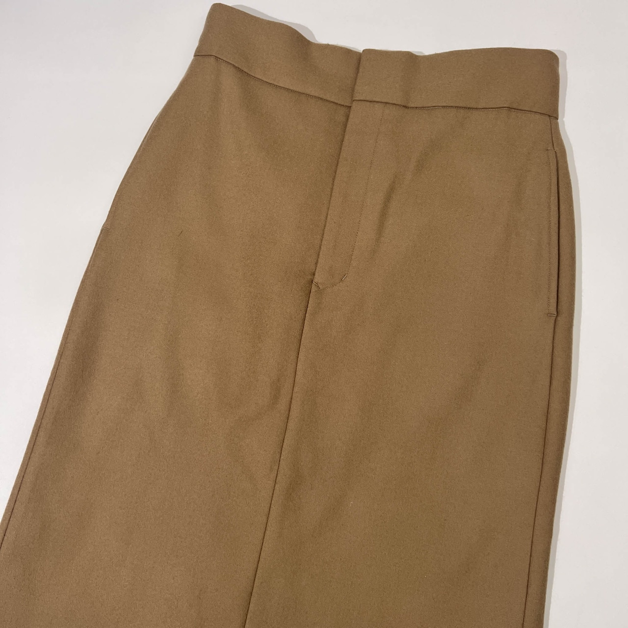 08 sircus ゼロエイトサーカス ウール タイトスカート 1/ベージュ