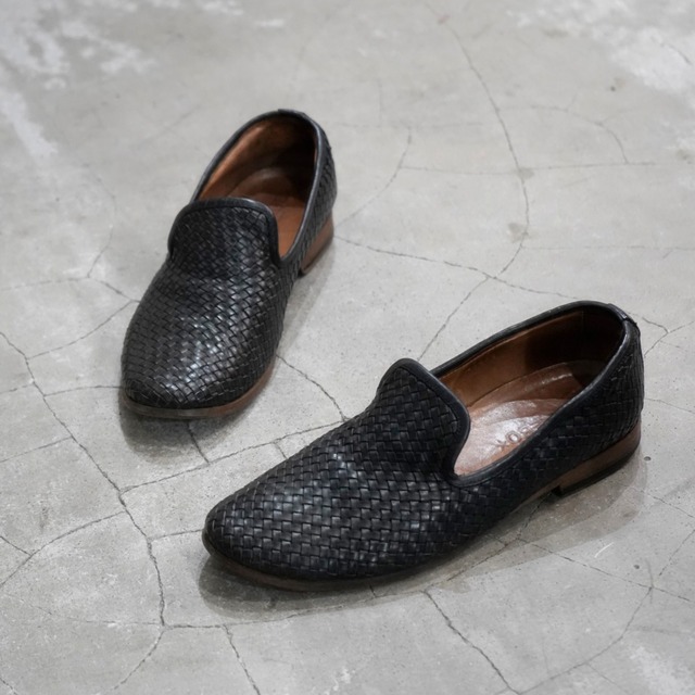 Buttero Italy WovenLeatherSlipOn
