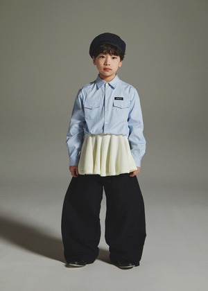 Cut of short shirt_L/XL size