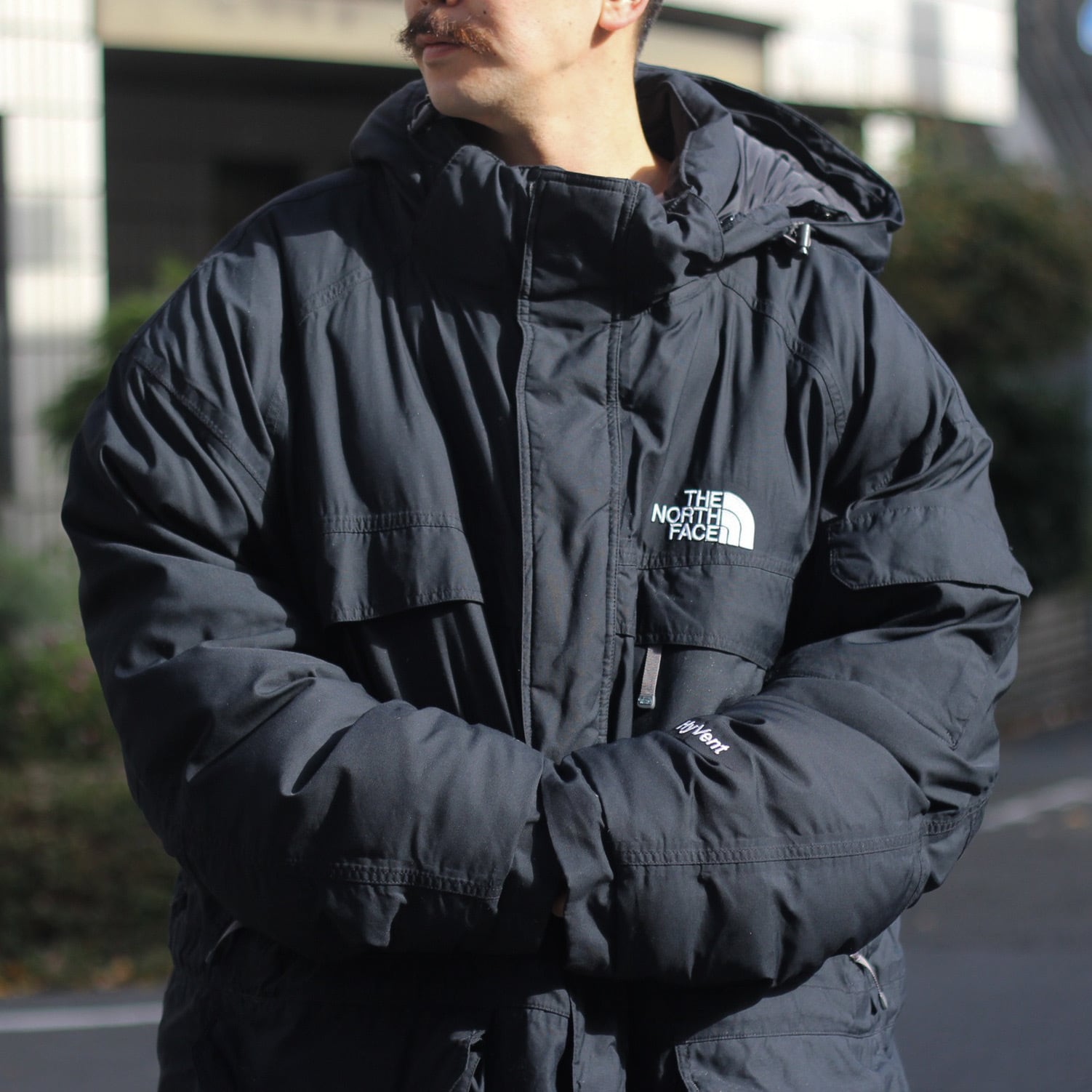 THE NORTH FACE XXXXXL スーパービッグ Hyvent ナイロンダウンコート