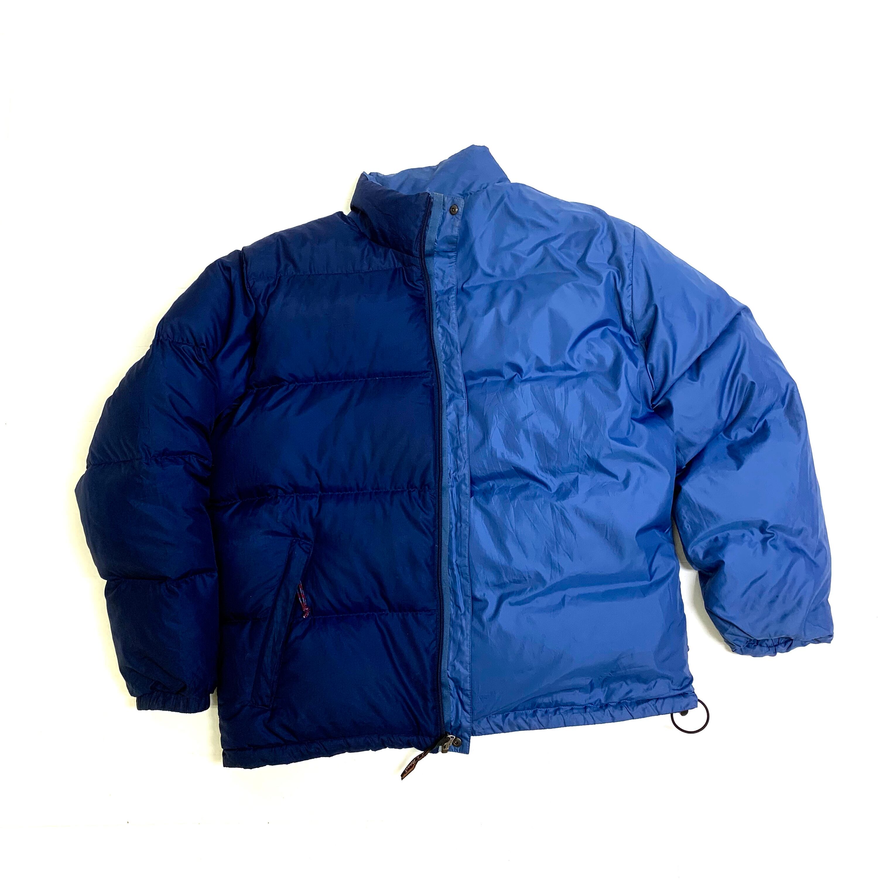 0194 / L.L. Bean reversible down jacket ブルー エルエルビーン