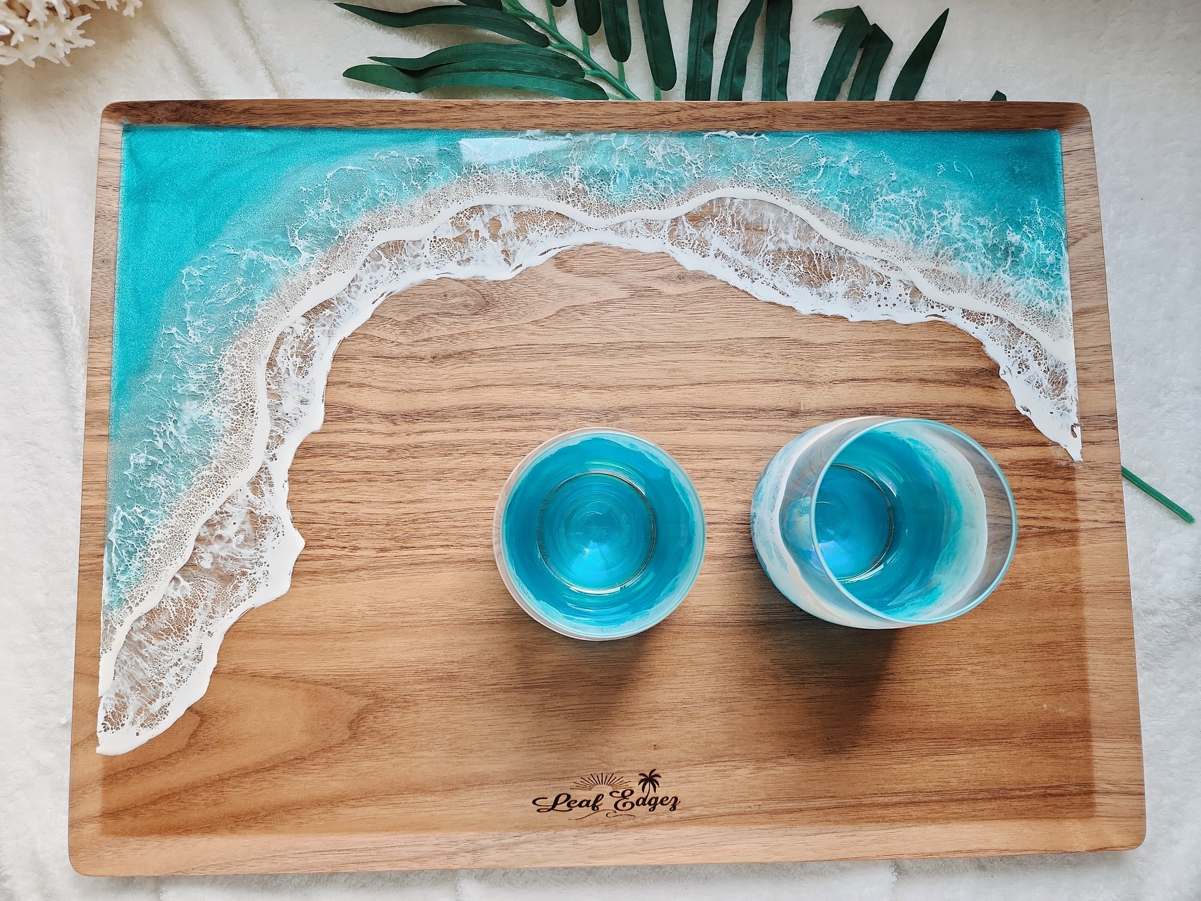 400.オーシャンレジンアート 海のトレー