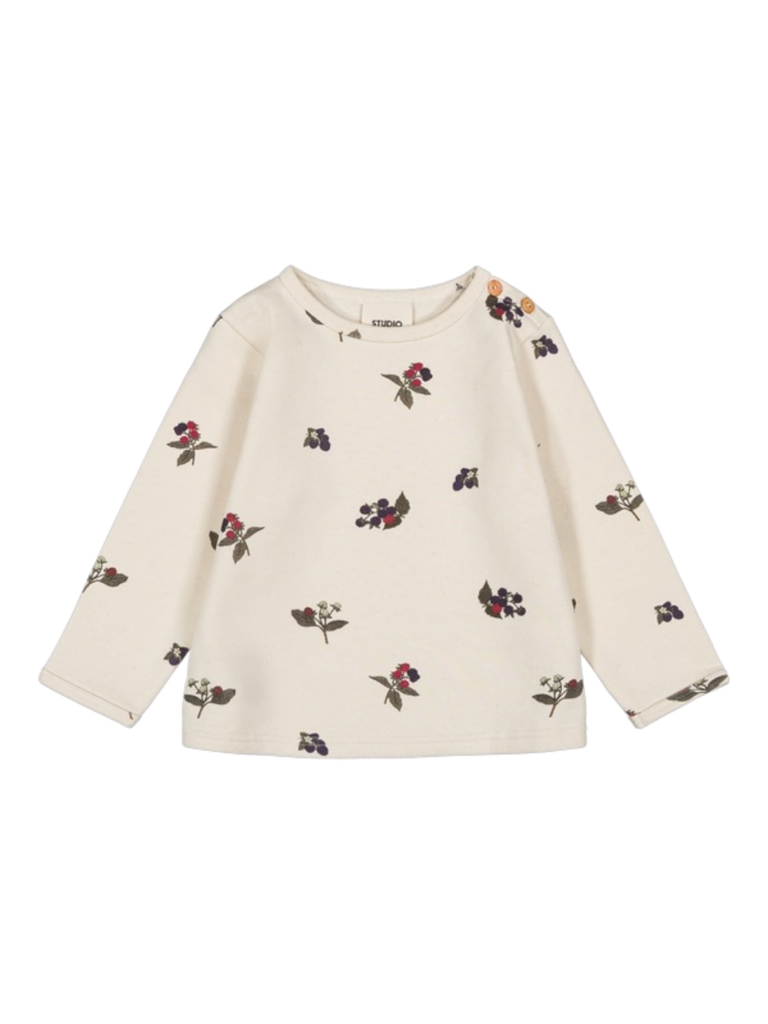 18M/24M【STUDIO BOHEME】Sweatshirt Noé/Ecru blackberries
