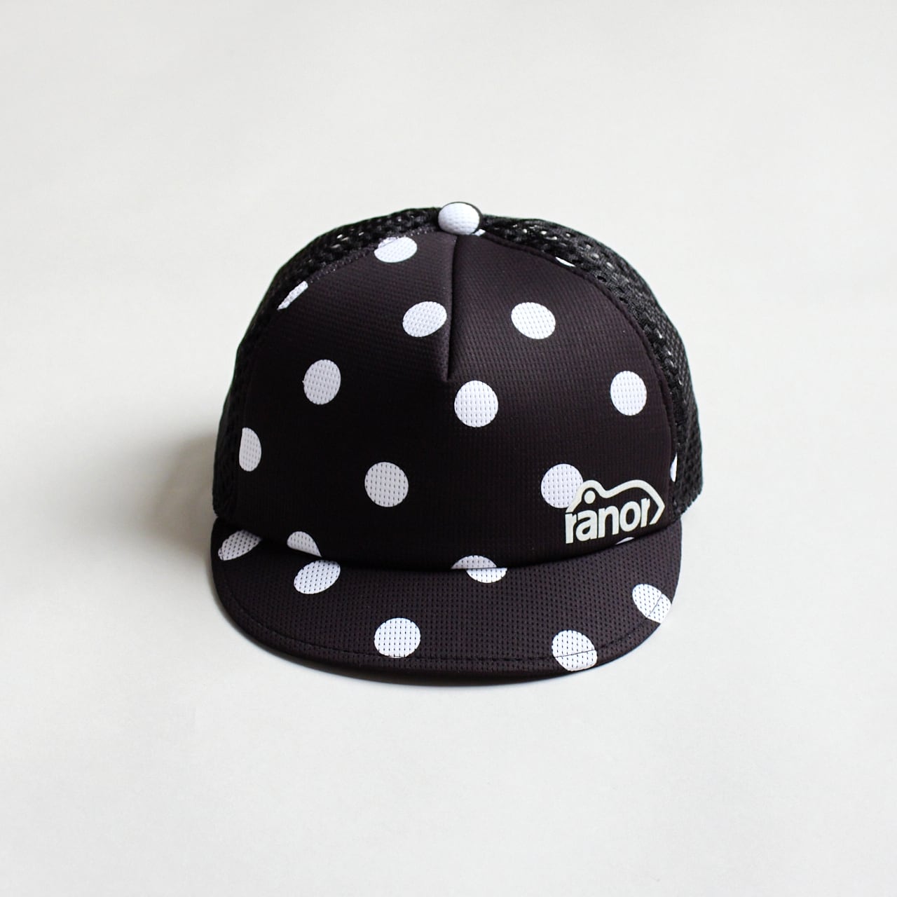 ranor 限定cap ranor（ラナー）PATTERN MESH CAP - DOT WHITE ドットメッシュキャップ