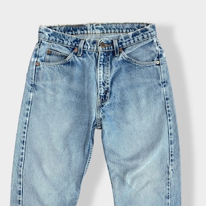 【LEVI'S】505 オレンジタブ ボタン裏977 デニム ジーンズ ジーパン リーバイス ダメージジーンズ テーパード W30 L30 US古着