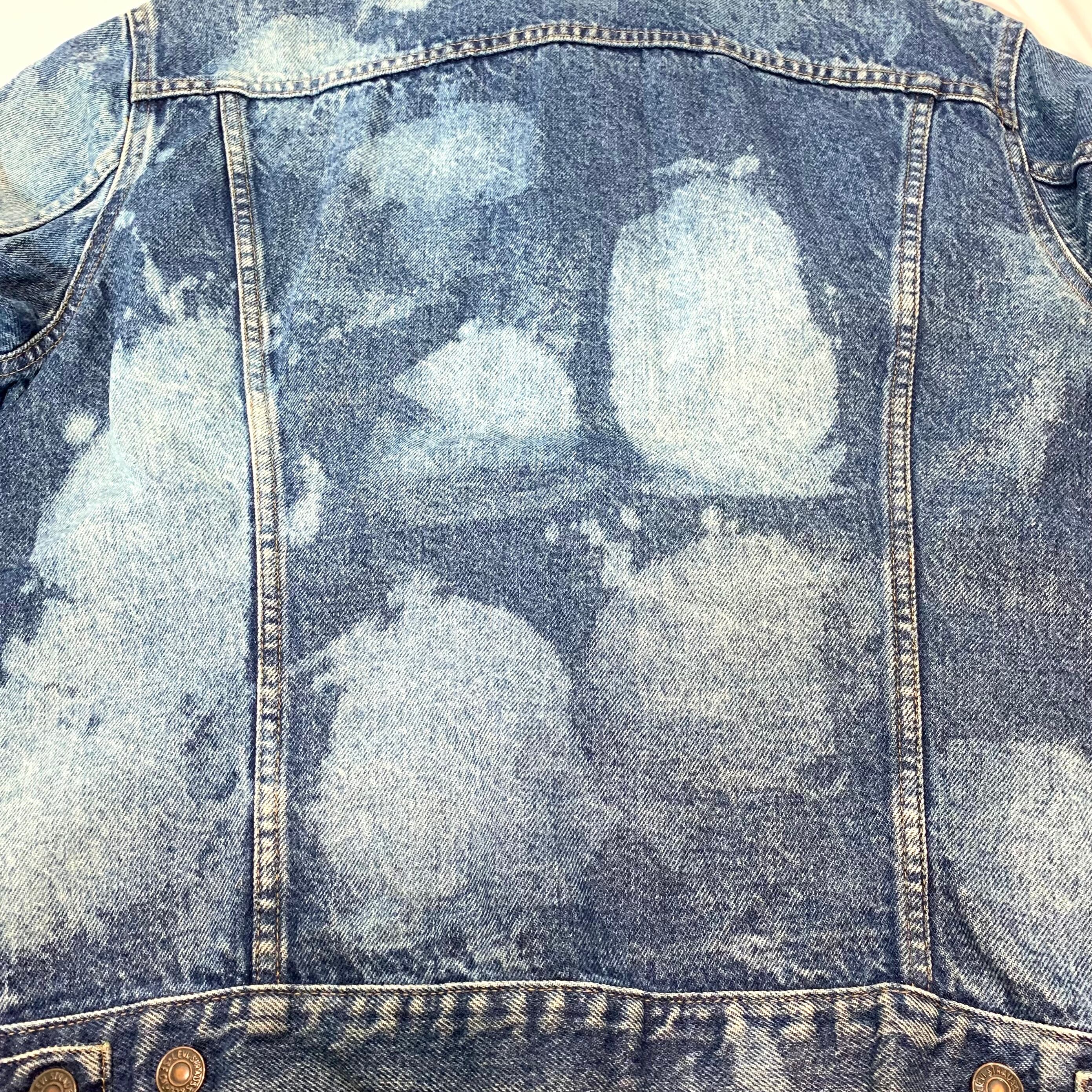 vintage old 80s LEVI'S Gジャンデニムジャケット ブルー ブリーチ 