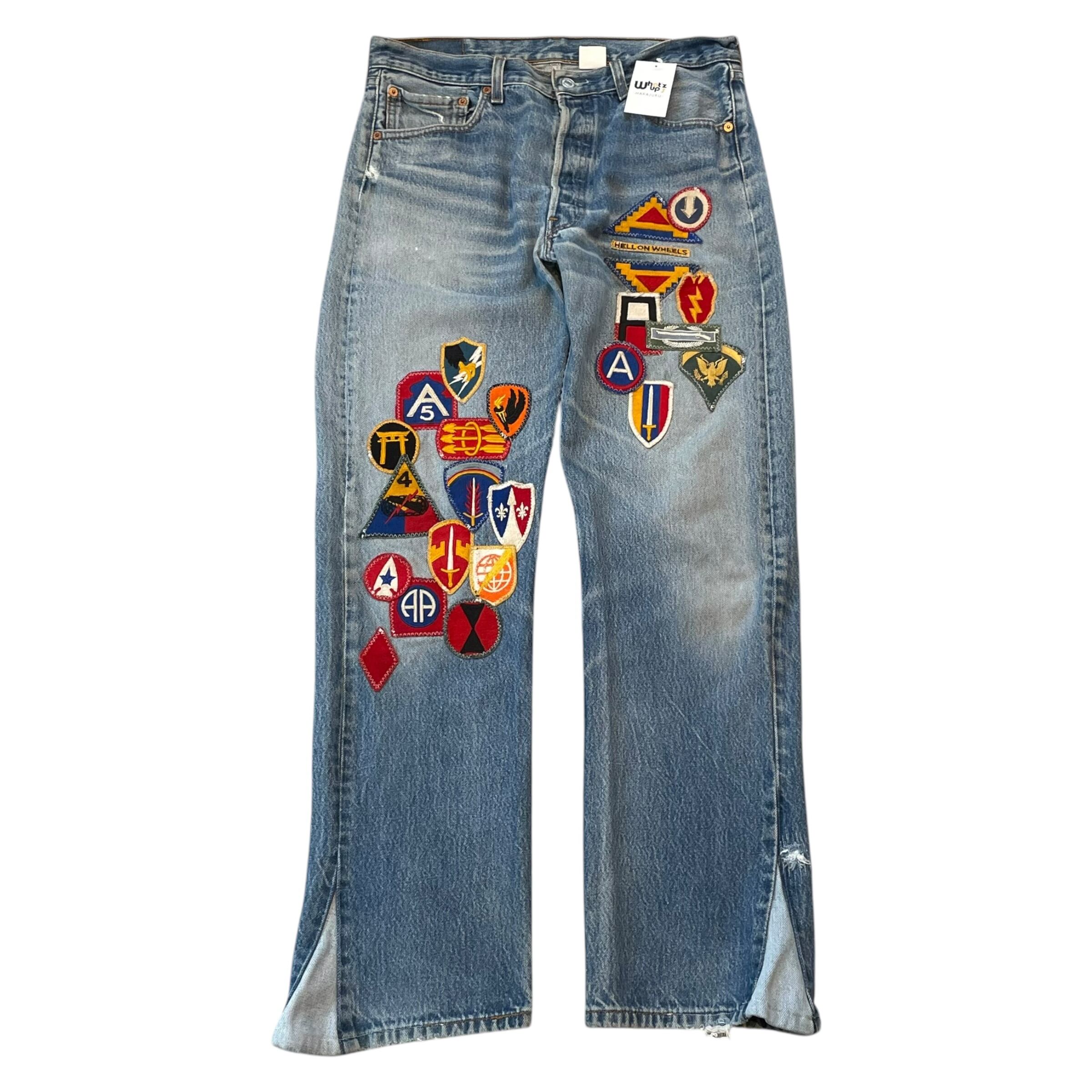 2001s Levi's 501 "Wappens custom" denim pants