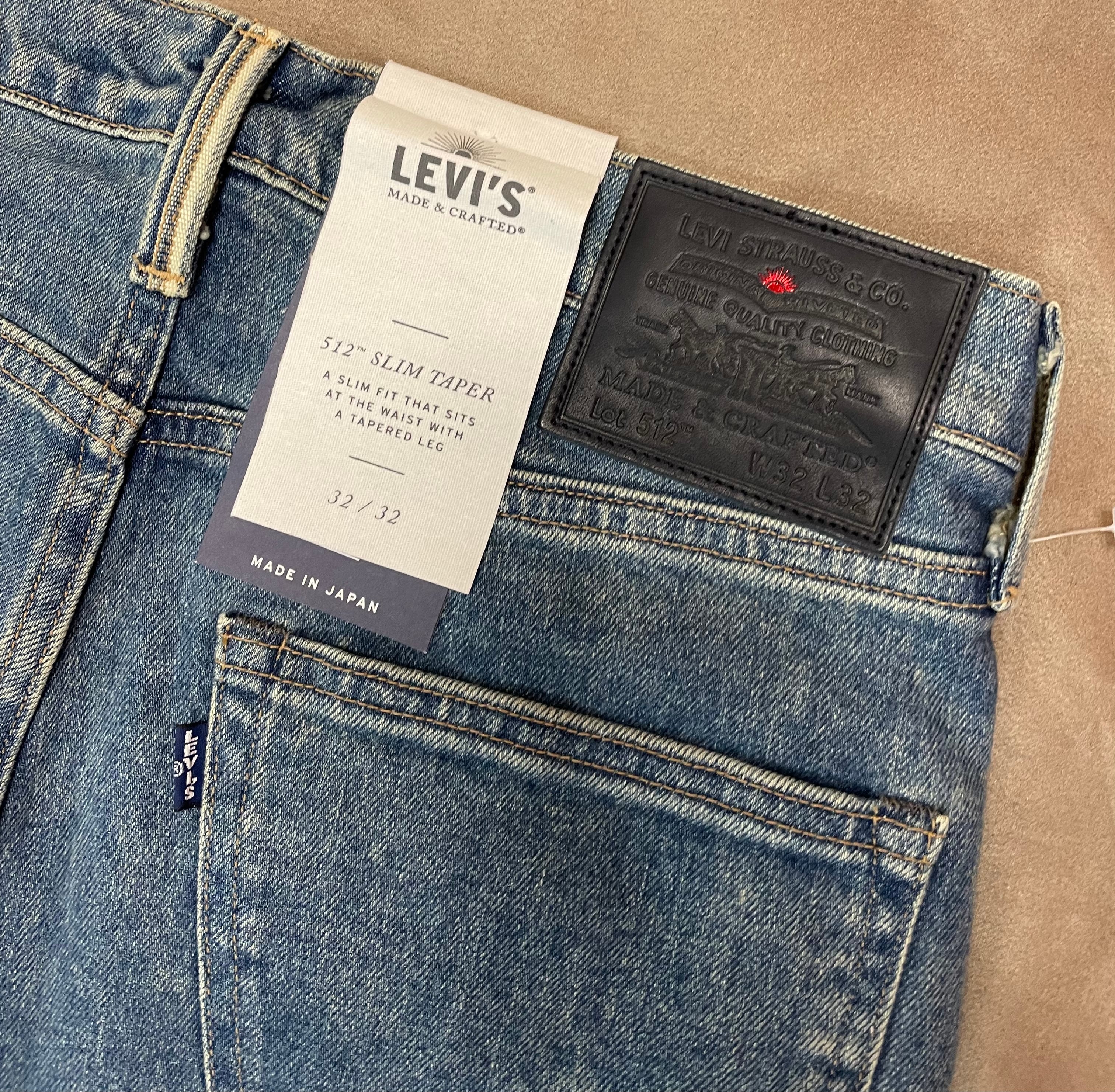 Levi's 512 MADE IN JAPAN W32 L32