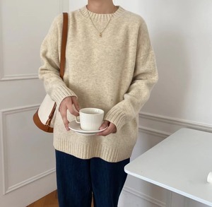 クルーネックニット  AJ2205-123