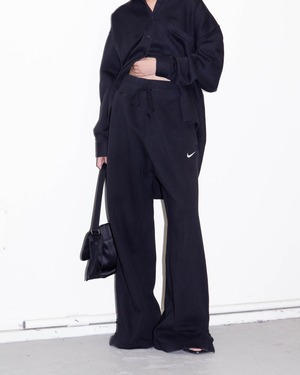 2010s NIKE - wide-leg slit sweatpants
