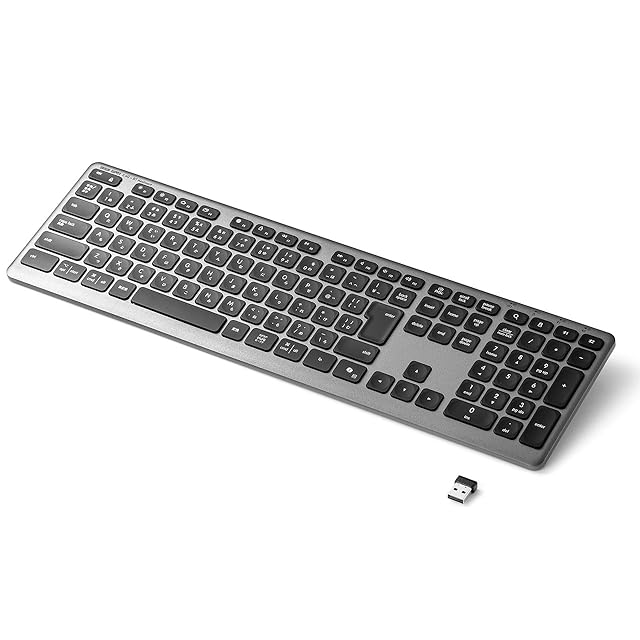 SANWA MX-6 受信機2個 2.4GHz 新着商品】【最新登場】Omikamo キーボード ワイヤレス マウスセット