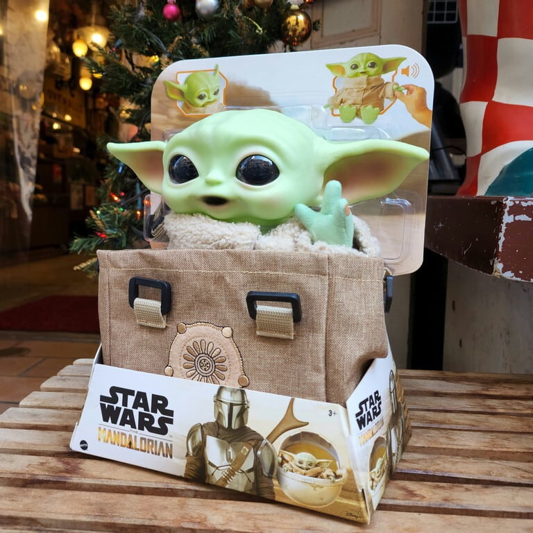 STAR WARS スターウォーズ ザ・マンダロリアン/ グローグー ザ・チャイルド in キャリーバッグ トーキング プラッシュ