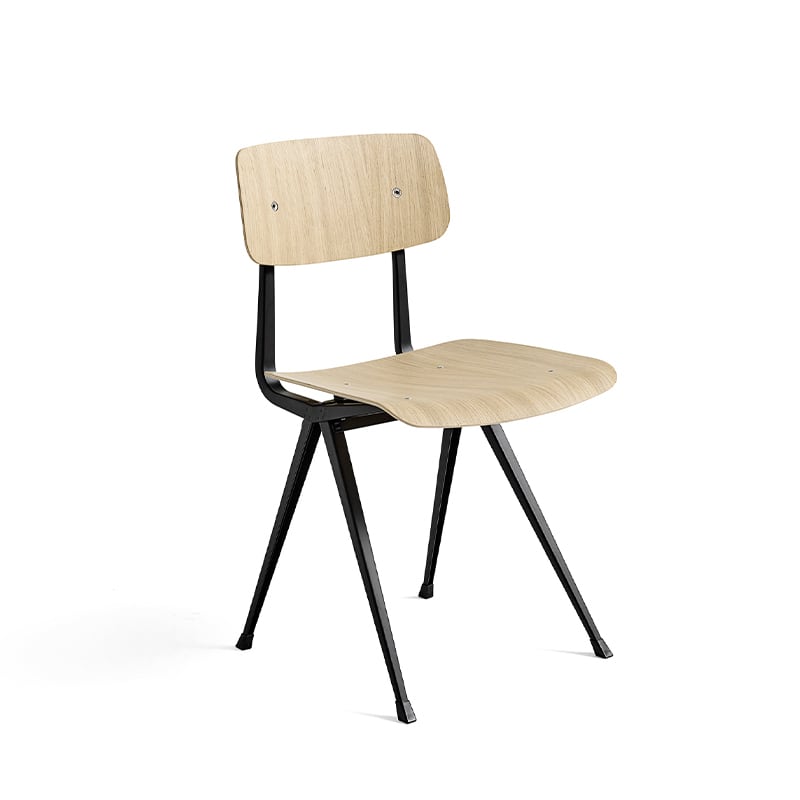 RESULT CHAIR Black Frame / Oak Water Lacquer［ HAY ］ | REAL Style