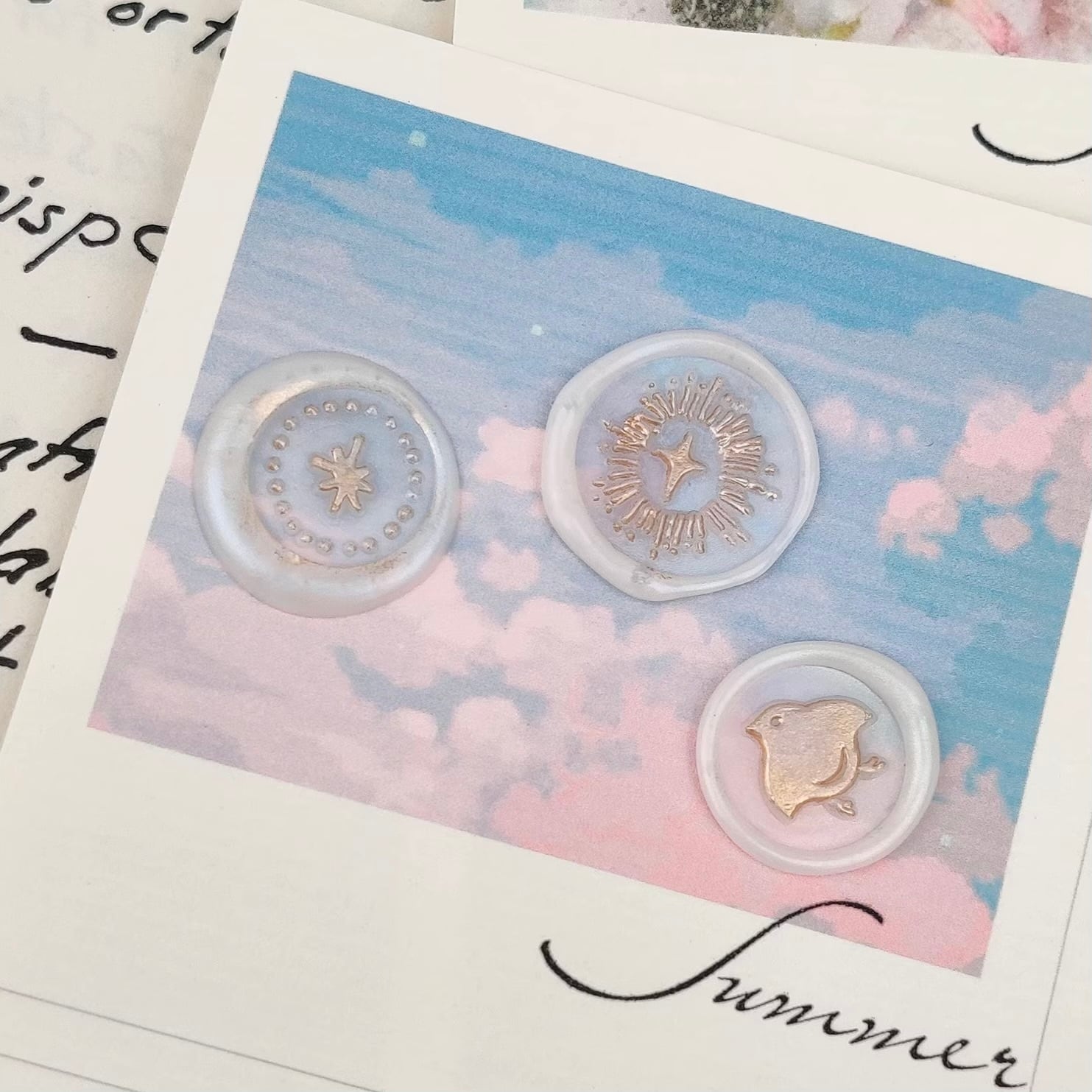 シーリングスタンプヘッド バード&ライト ミニヘッド 3点セット シーリングスタンプヘッド バード&ライト ミニヘッド 3点セット