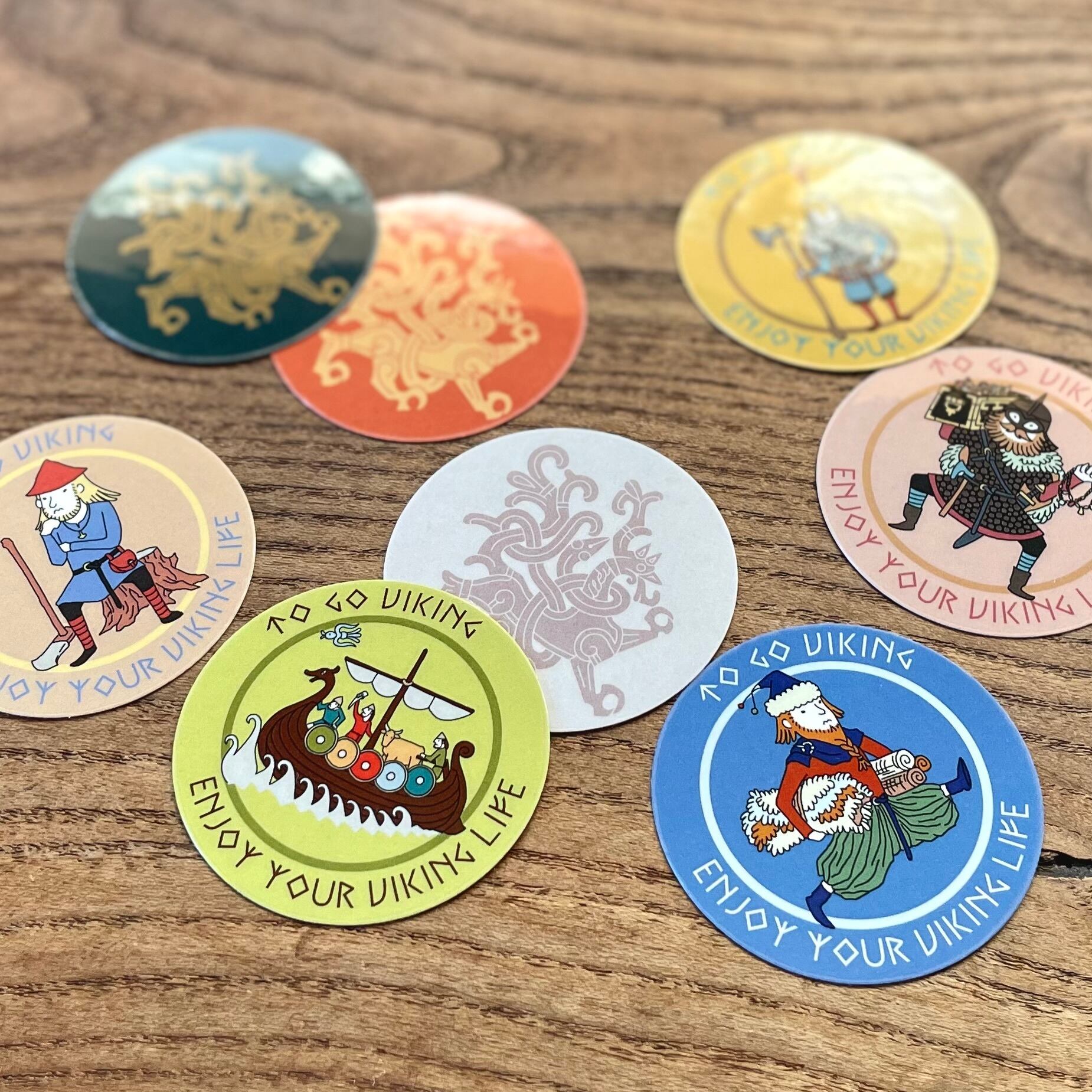 V系★NEVERLAND【twilight】ジールリンク★特典★DVD ヴァイキング ステッカー 55mm［全8種］Viking Sticker［8 patterns