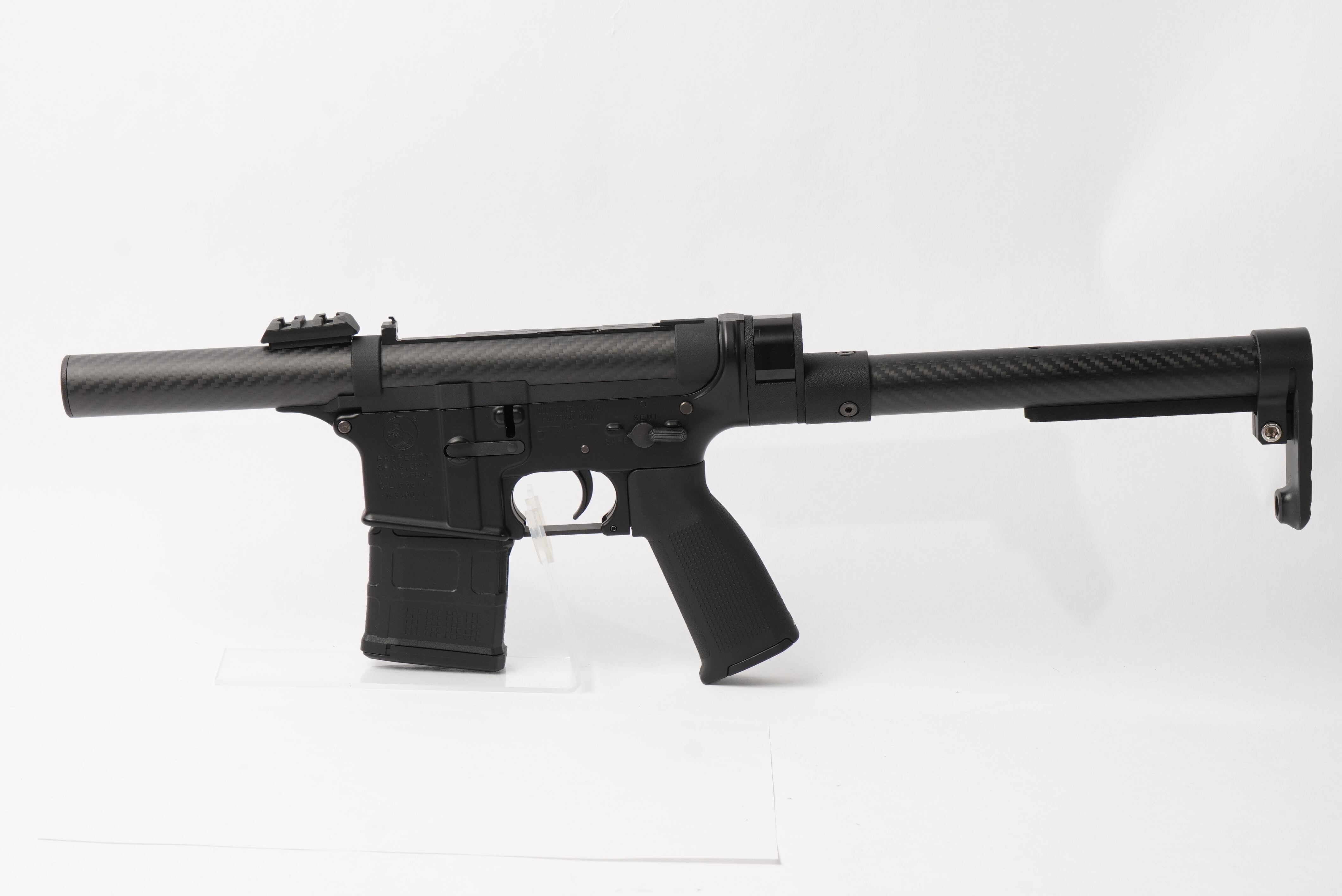 マルイ 次世代M4用 アウターバレル一体型カーボンアッパーレシーバー 5