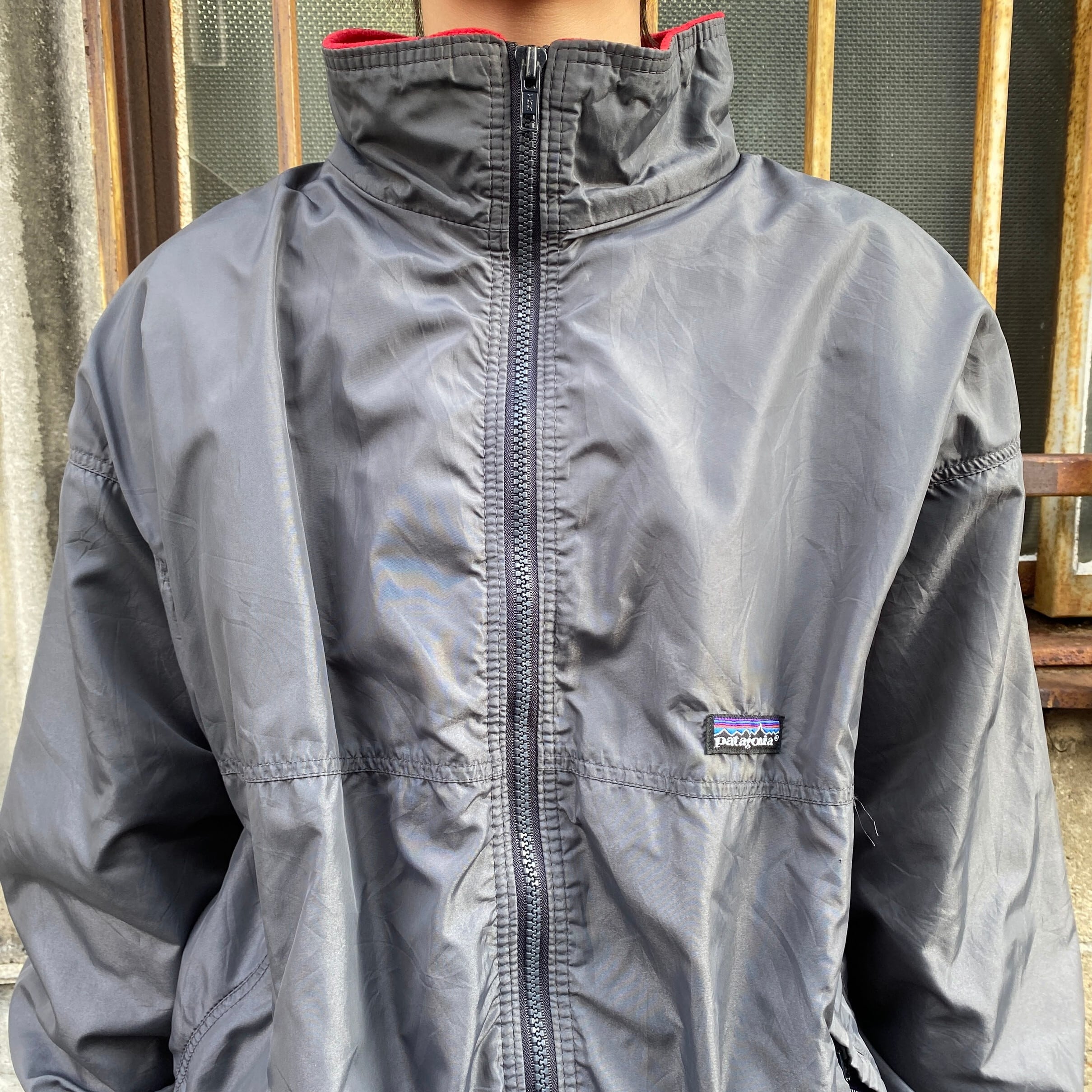 USA製 90年製 Patagonia パタゴニア シェルドシンチラジャケット