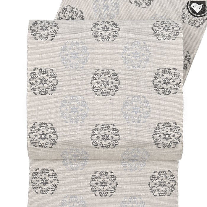 西陣織 切子柄 絹化粧 全通 八寸名古屋帯 松葉仕立て 新品未使用品 銀糸 正絹 楽天市場】[絹100% 西陣織 名古屋帯] 正絹 西陣織名古屋帯 秋月洋子