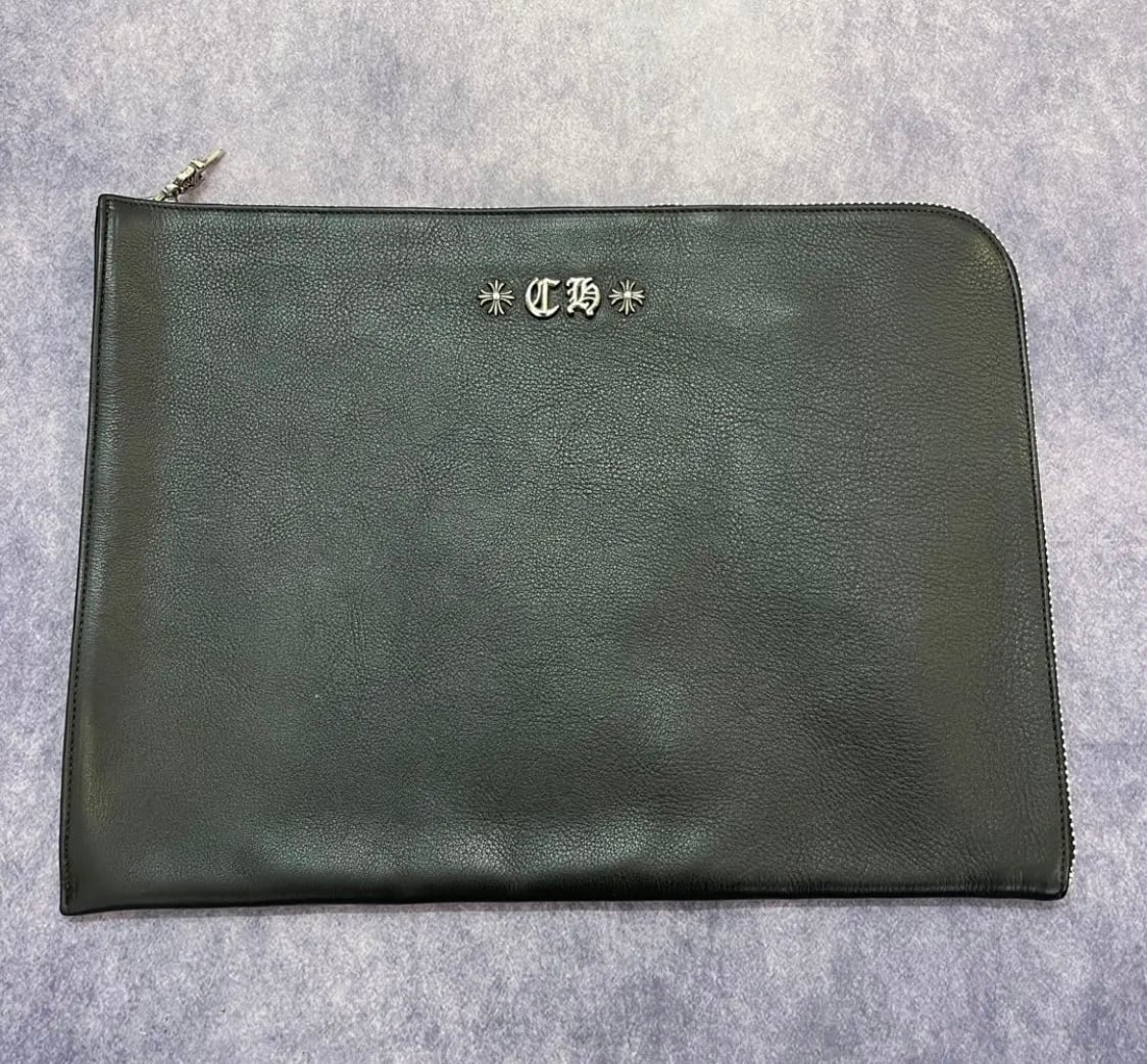 CHROME HEARTS クロムハーツ BRIEFCASE +CH+ BLACK