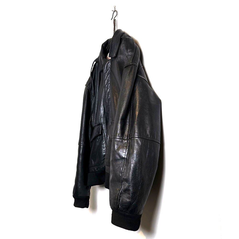 FIRST] Vintage A-2 Style Leather Jacket [1980s-] Vintage Type A-2