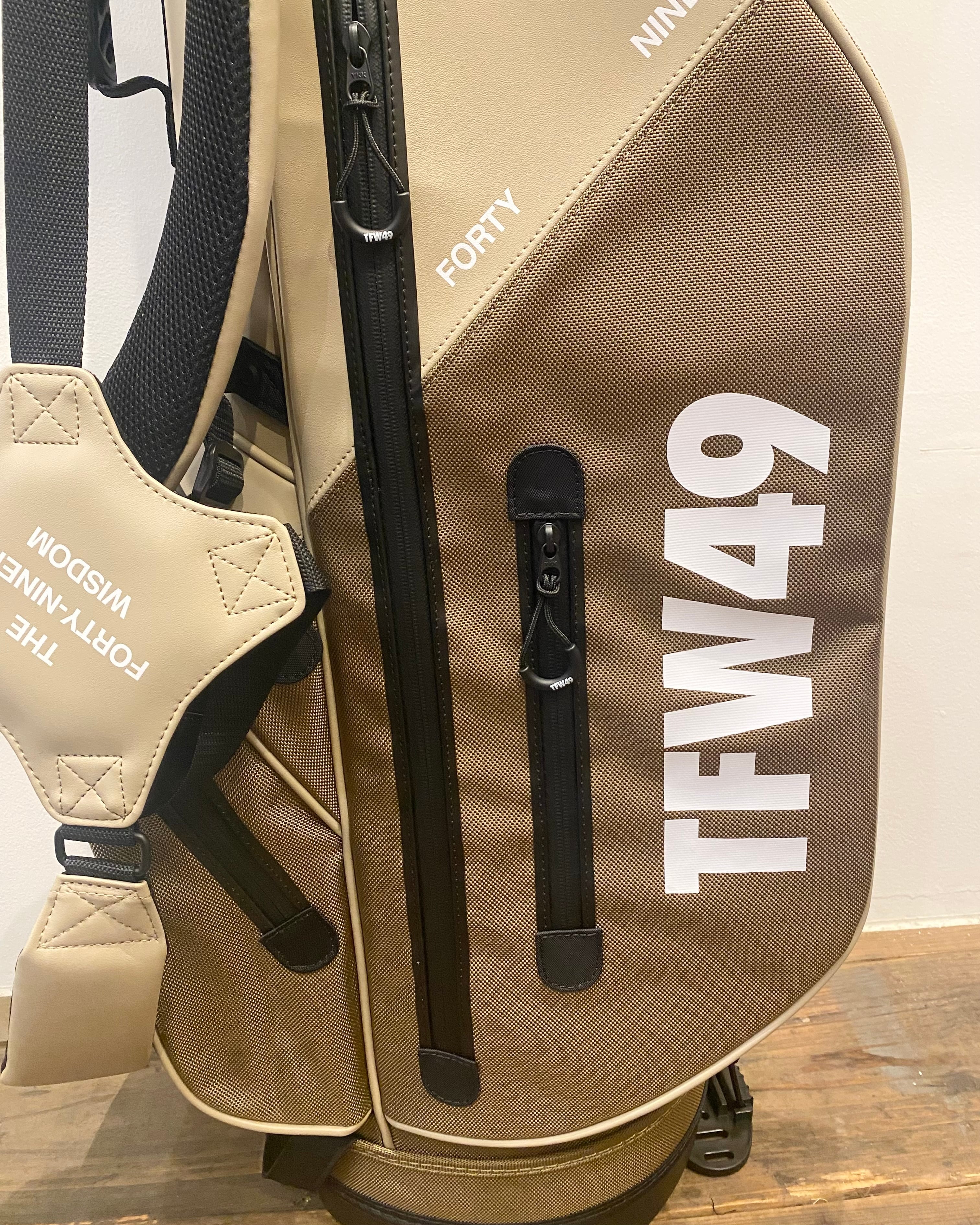 TFW49】NYLON CADDIE BAG | Sandy GOLF