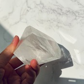 レインボーが美しいブラジル産水晶*ルチル入りクリスタルクォーツ*フリーフォーム*36