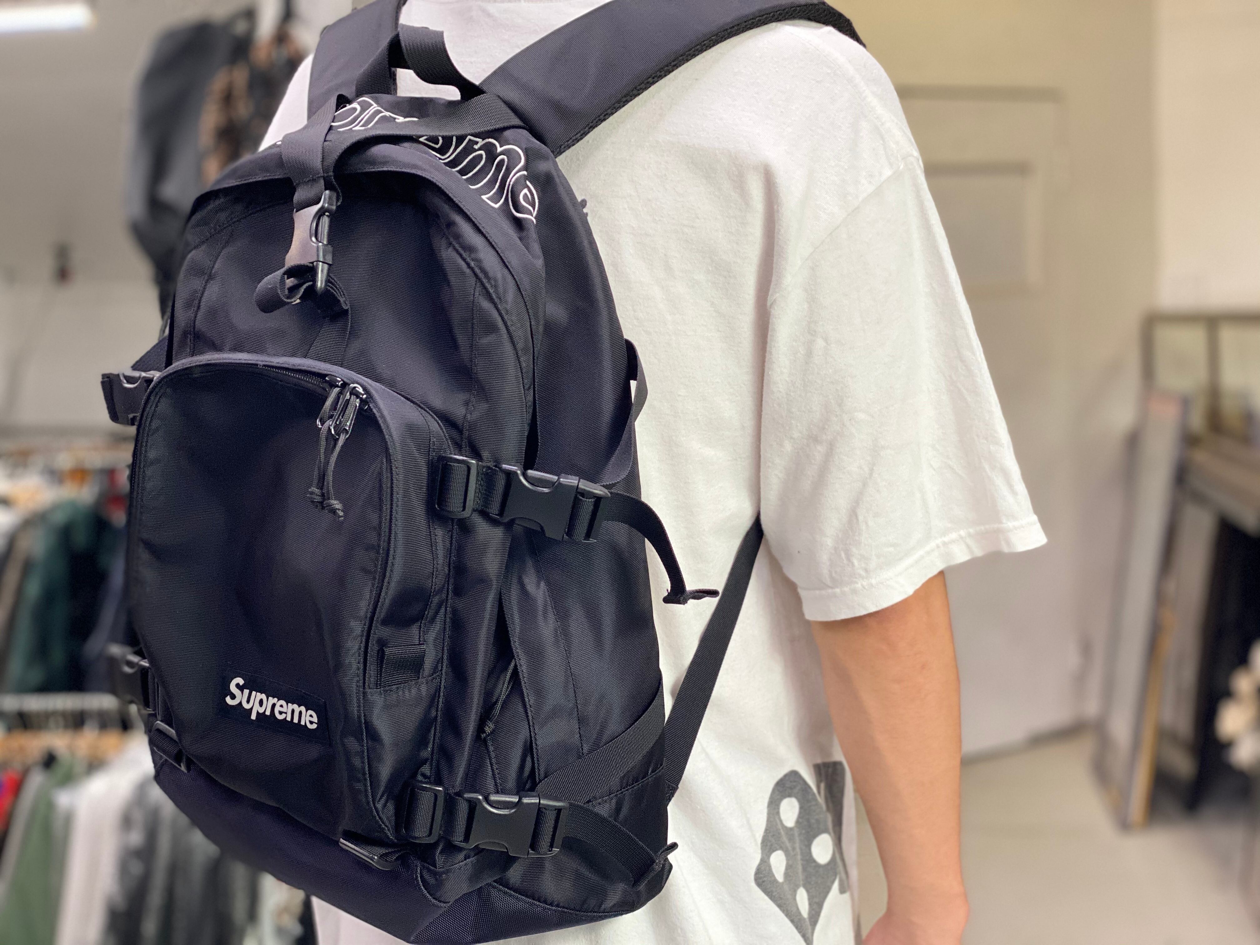 Supreme 19AW BACKPACK BLACK 115JI8516 | BRAND BUYERS OSAKA 