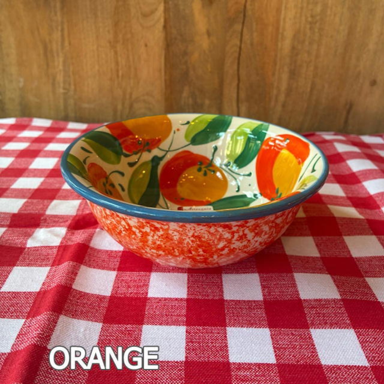 Spain ARTESANIA LEON Hand Painted Ceramic bowl　スペイン　アルテサニアレオン　ハンドペイント陶器　ボウル　全4種　バード　フラワー　オレンジ　レモン