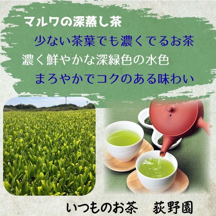 静岡産深蒸し煎茶 100g | お茶の荻野園（荻野商店）