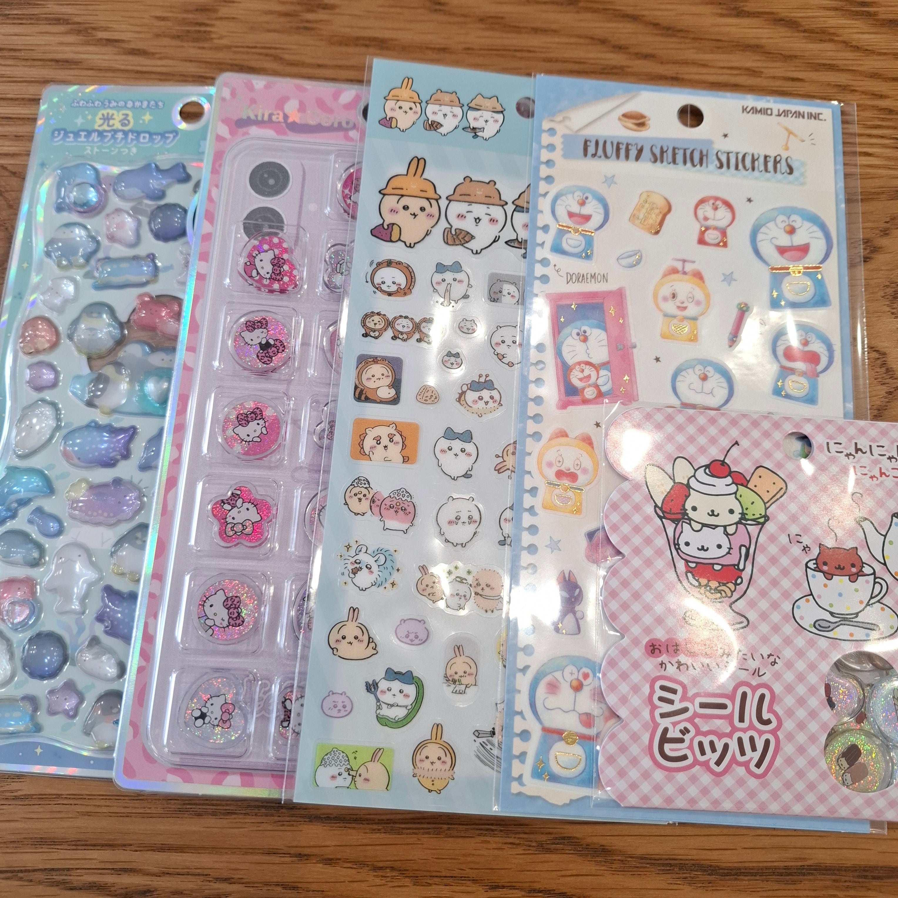 【新品未使用23点】うるちゅる　プチドロップ　おはじきシール ジュエルプチドロップ ふわふわうみのなかまたち、おはじきシール
