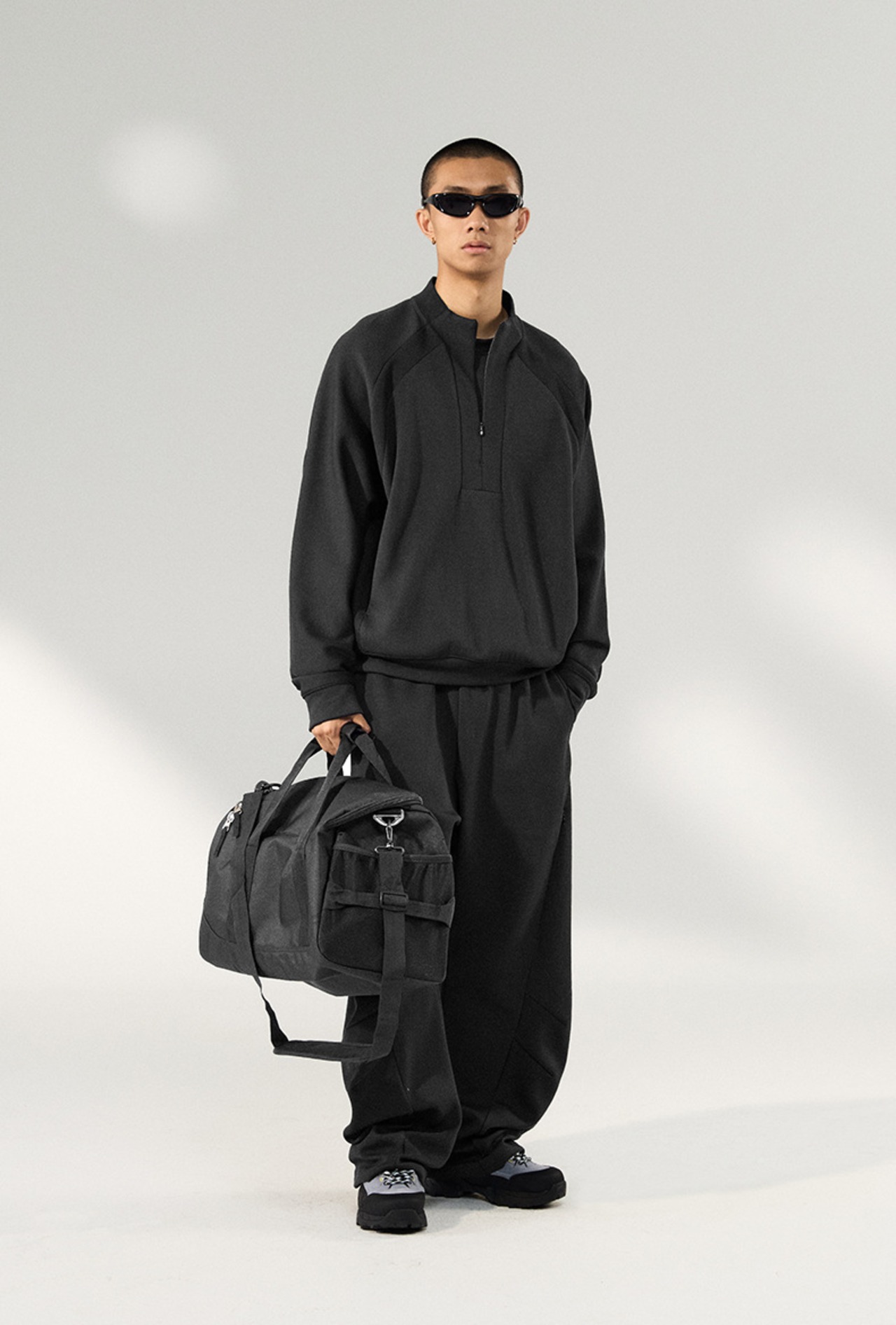 LYCRA® ハーフジップスウェット