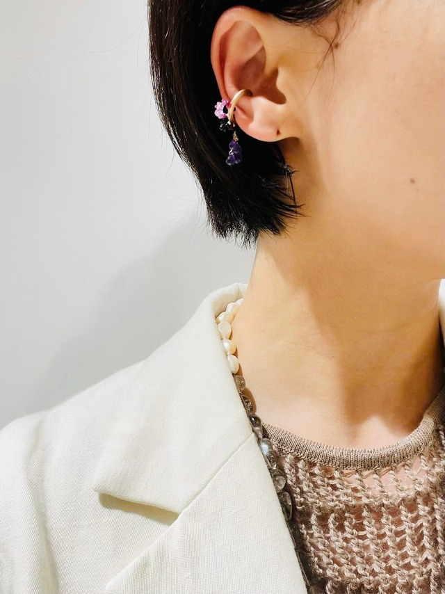 Bon-bon Earcuff(ボンボンイヤカフ）　EMU-007am2