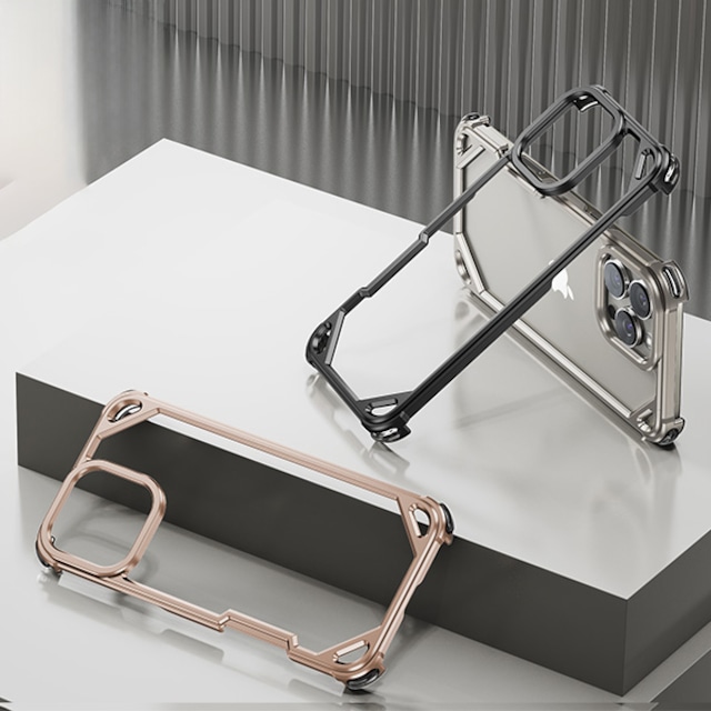 ◆iphone16/15 Pro/Pro Max◆ Aluminum Alloy Minimal Bumper Case / アルミニウム アロイ ミニマル バンパー スマホケース