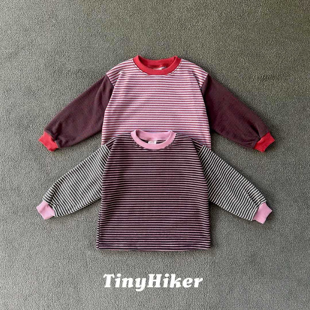 〖取寄〗韓国子供服 / 26winter / TinyHiker / マゴストライプT / キッズ *XS~XL*