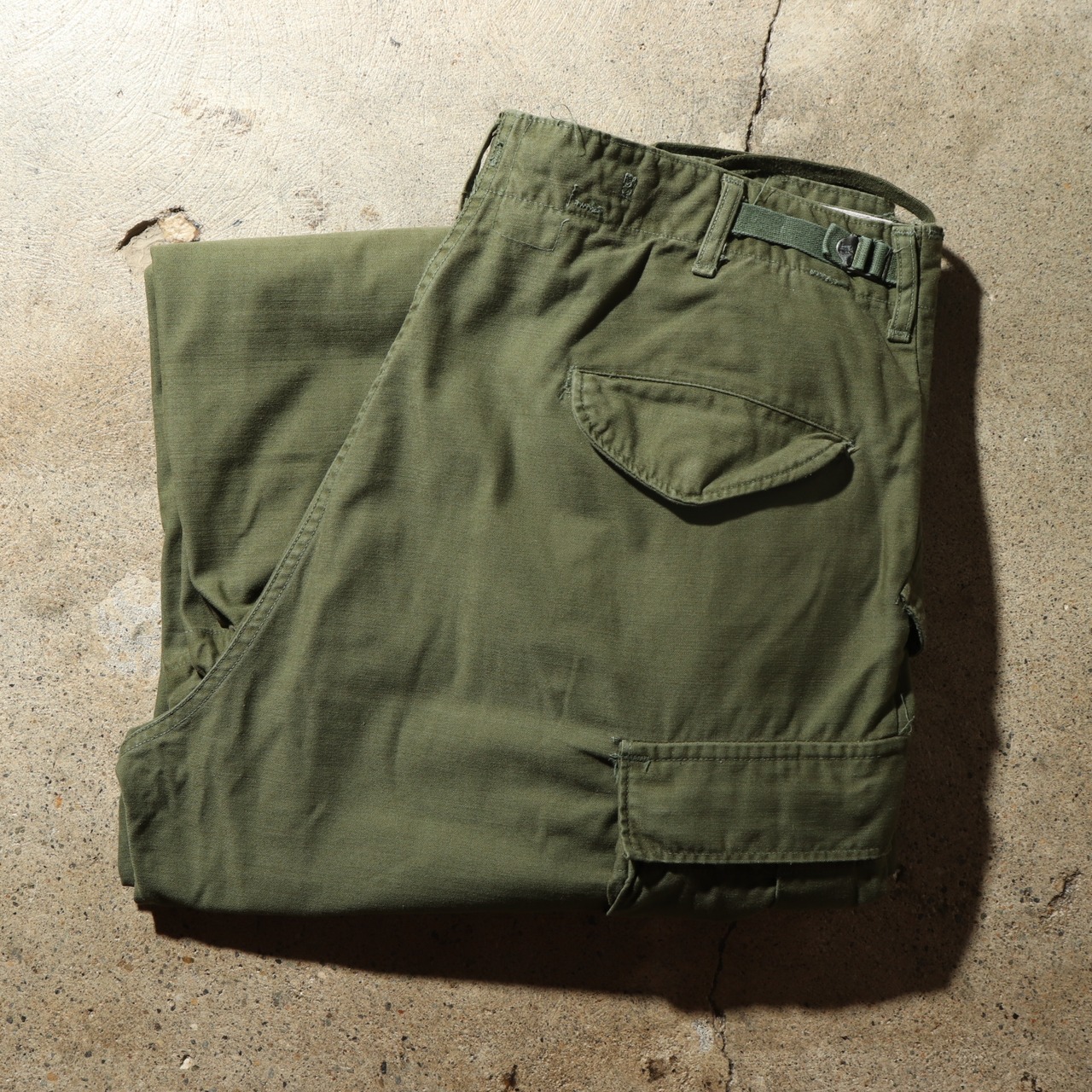 極美品 M-65 M-S 68年 アルミジップ 初期型 カーゴパンツ 米軍実物 ミディアム ショート medium short m65