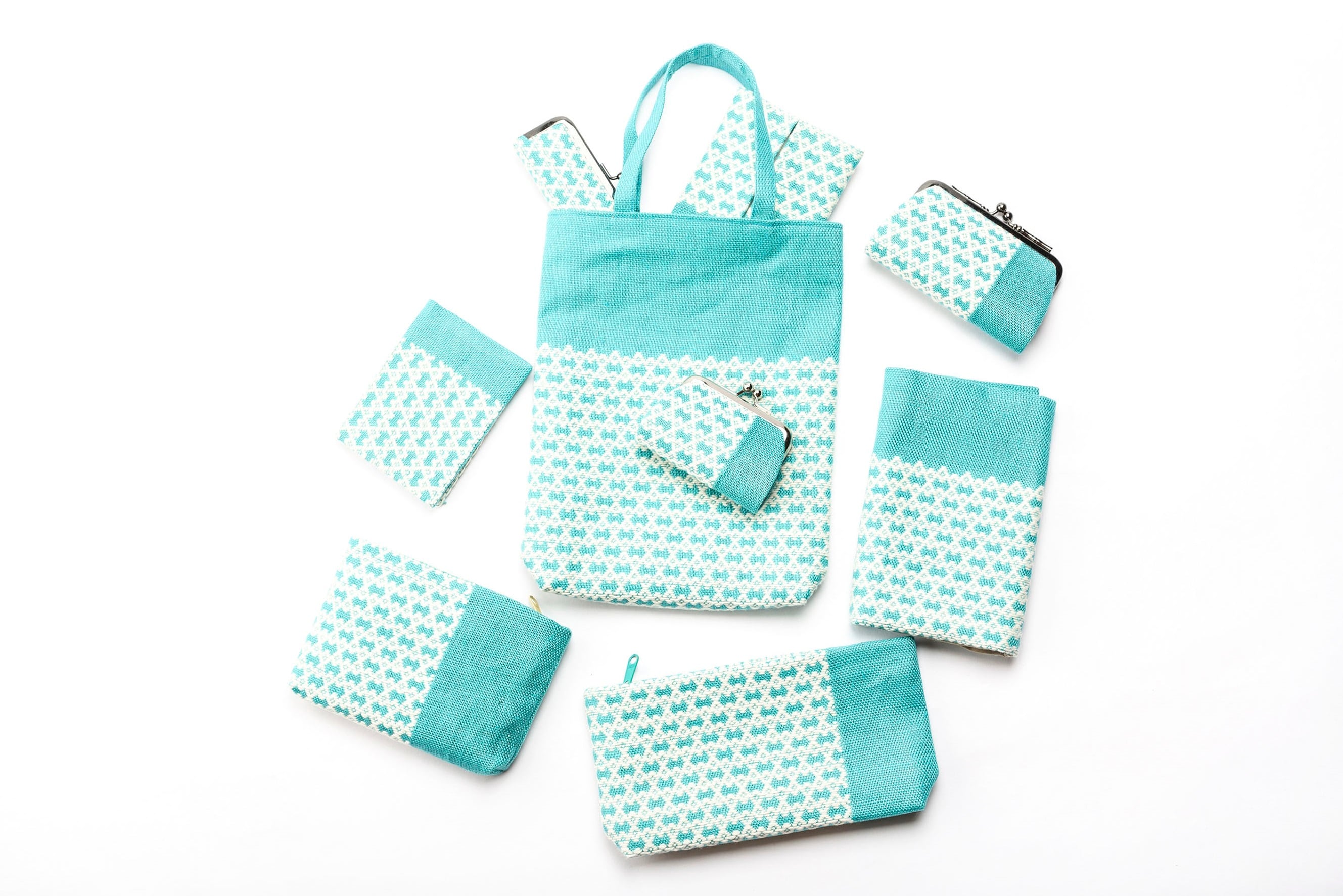 こぎん刺し　ブックカバー／お数珠ケース等にも こぎん刺し ブックカバー／お数珠ケース等にも