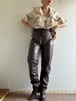 Vintage Leather Cut Off Pants