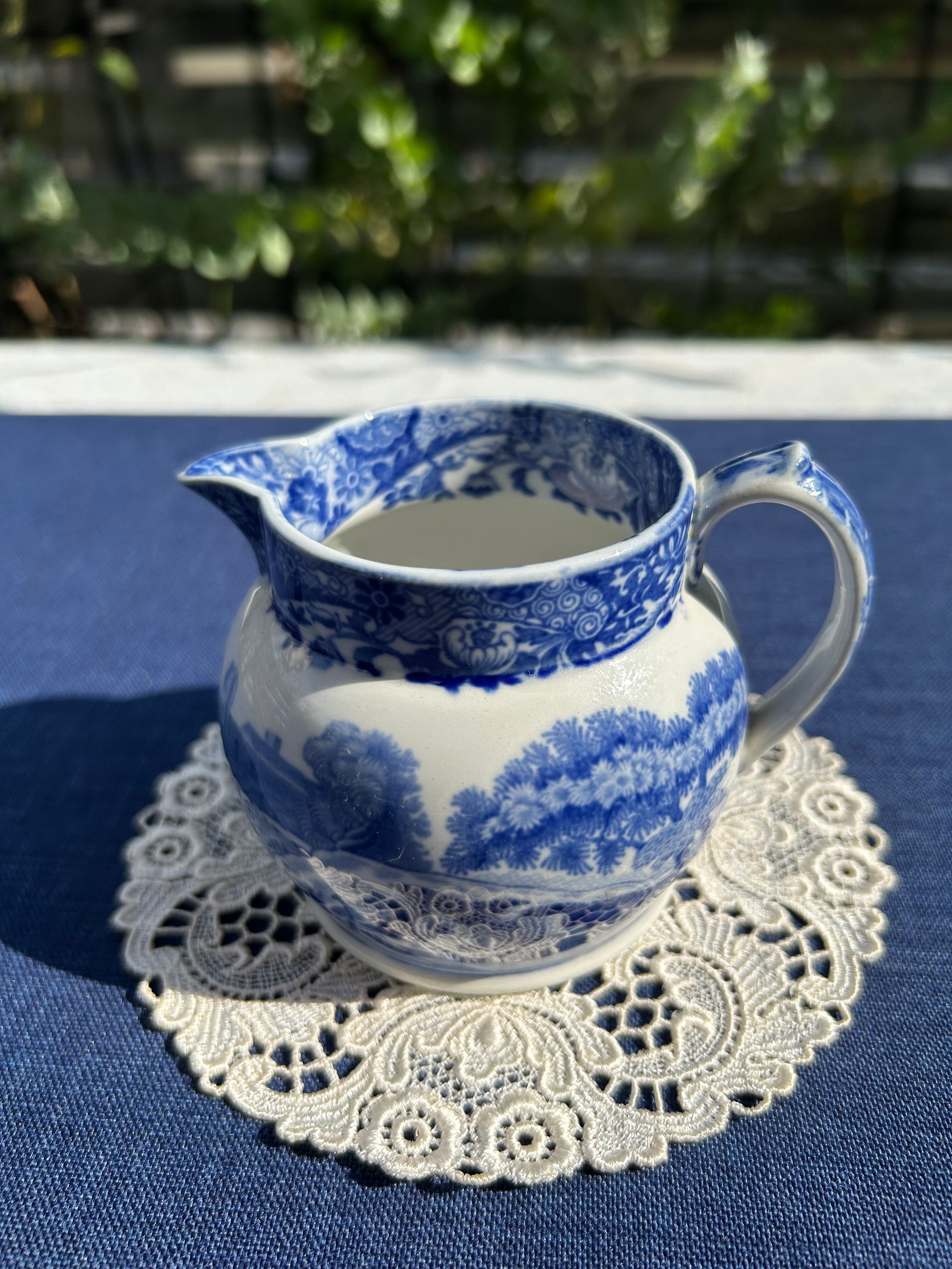SPODE社　Blue Italian　ミルクピッチャー（コープランドスポード期）