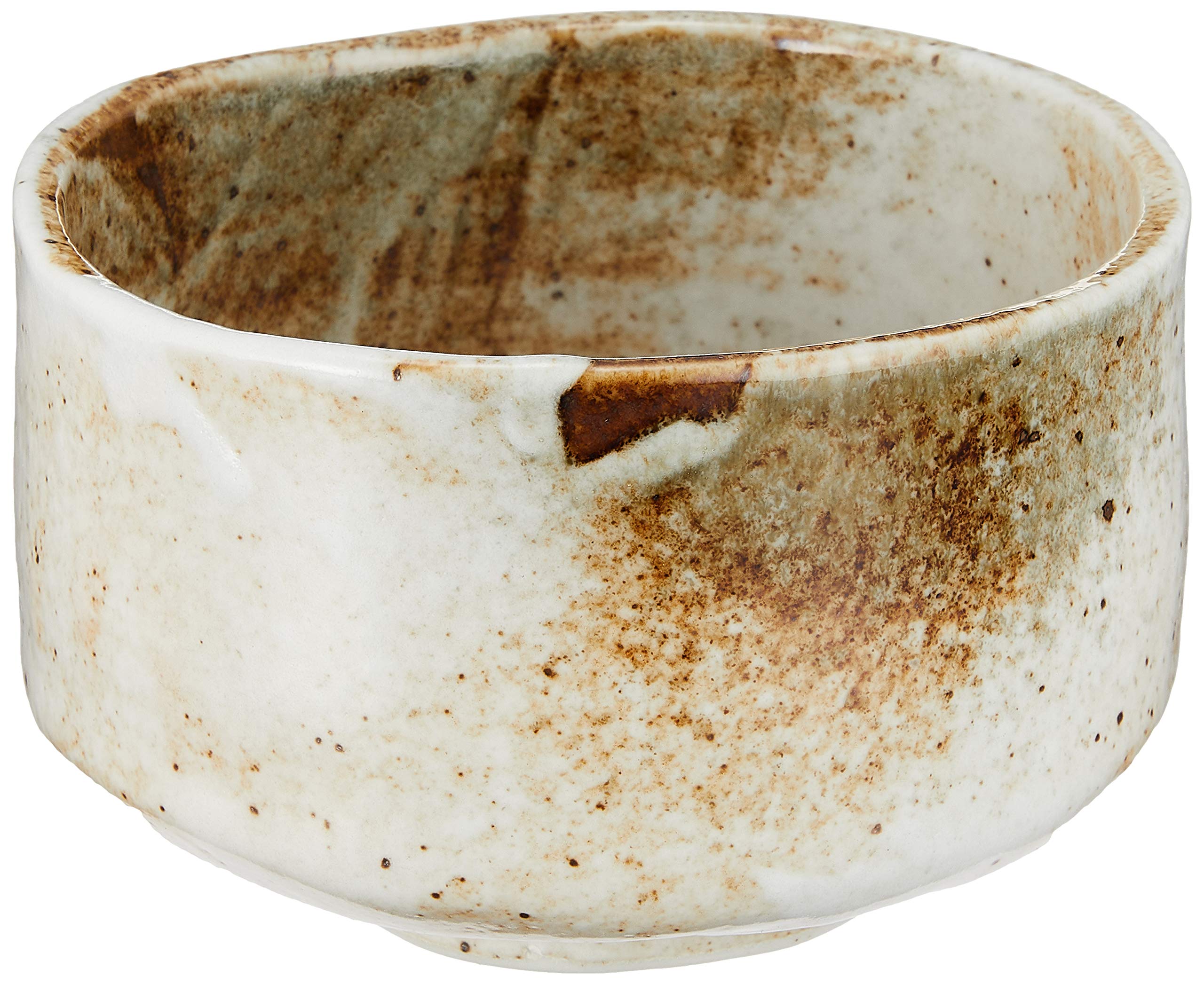 【特価処分】抹茶碗 白 φ12×7.5cm 抹茶茶碗 雪志野 陶器 美濃焼