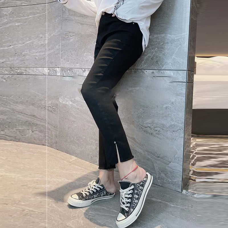 ヒップと太ももの太い女性のズボン200kg秋の足パンツ薄片太いmm大きいサイズのルーズパンツは薄くてオールマッチパンツでした ミックスインファッション8902814845