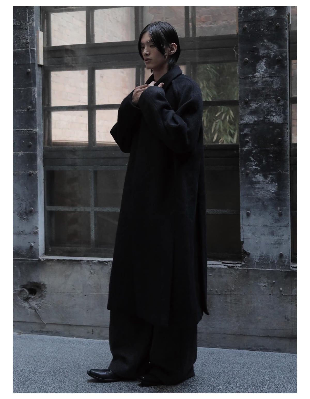 JCAESAR STUDIO Wool Priest Coat | 匁.Store