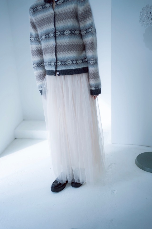 tulle long skirt