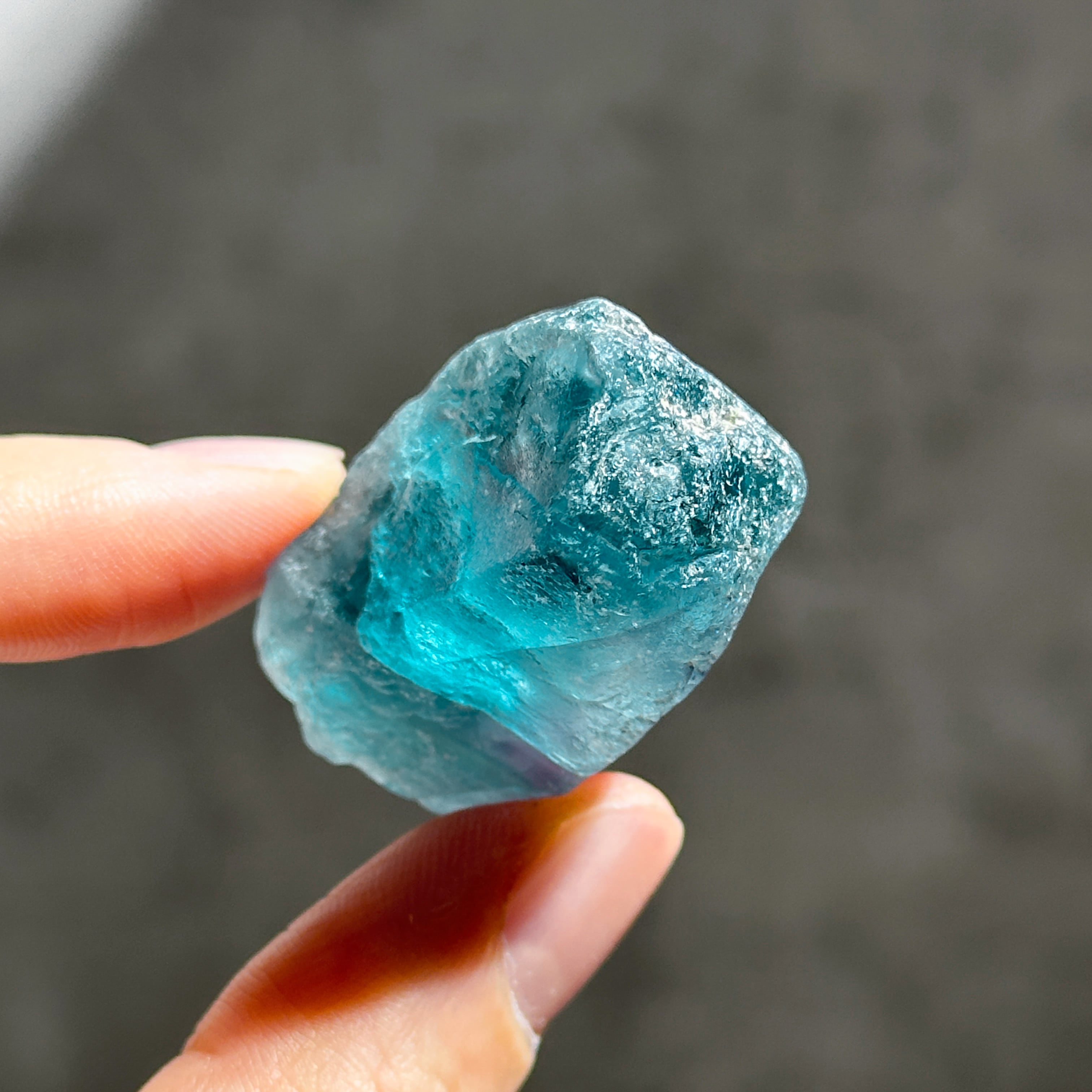 ブルー、パープルフローライト 原石 72◇ Fluorite ◇天然石・鉱物