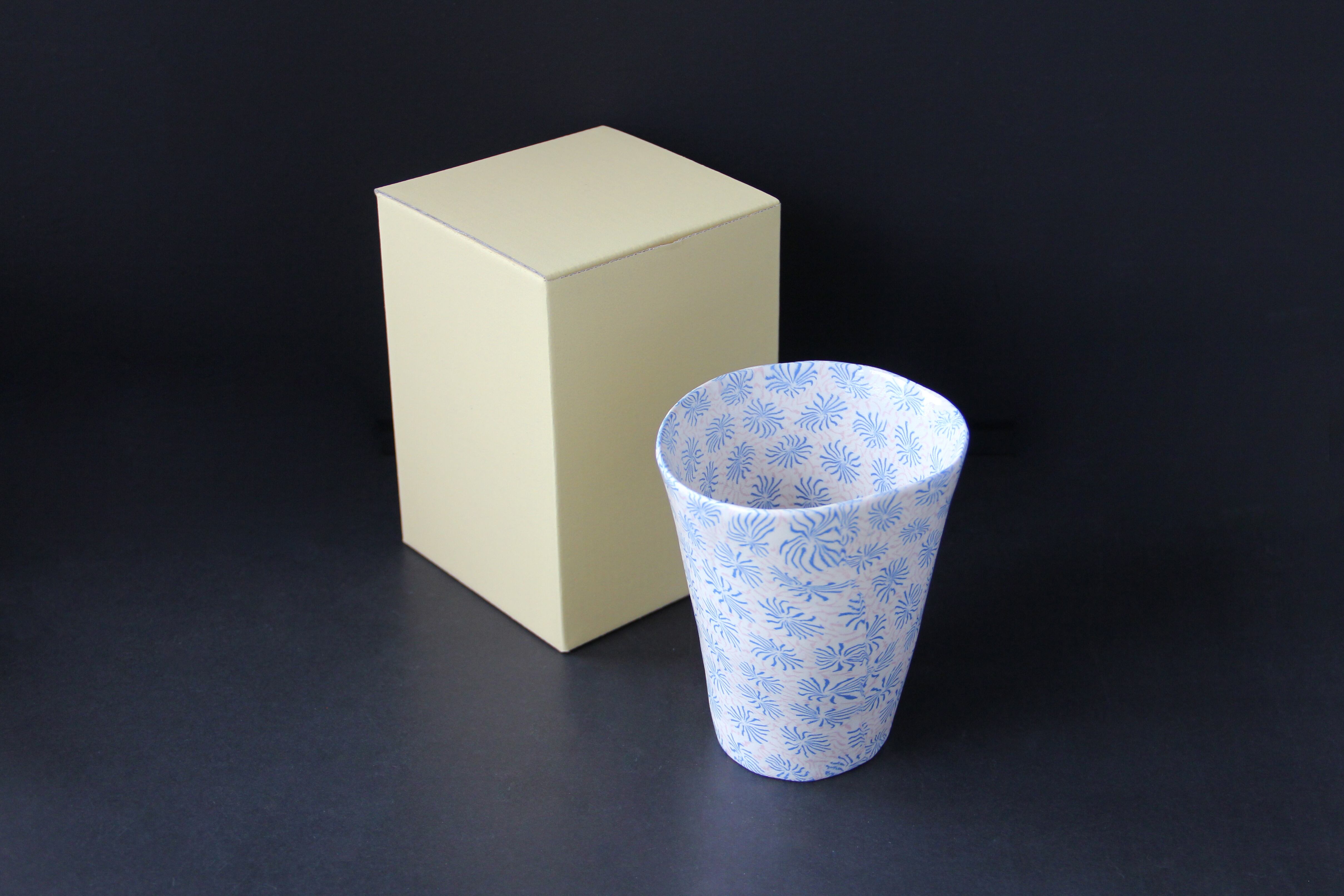 更紗窯 長江 哲男 練上 フリーカップ 【商品番号：062】 | 瀬戸蔵