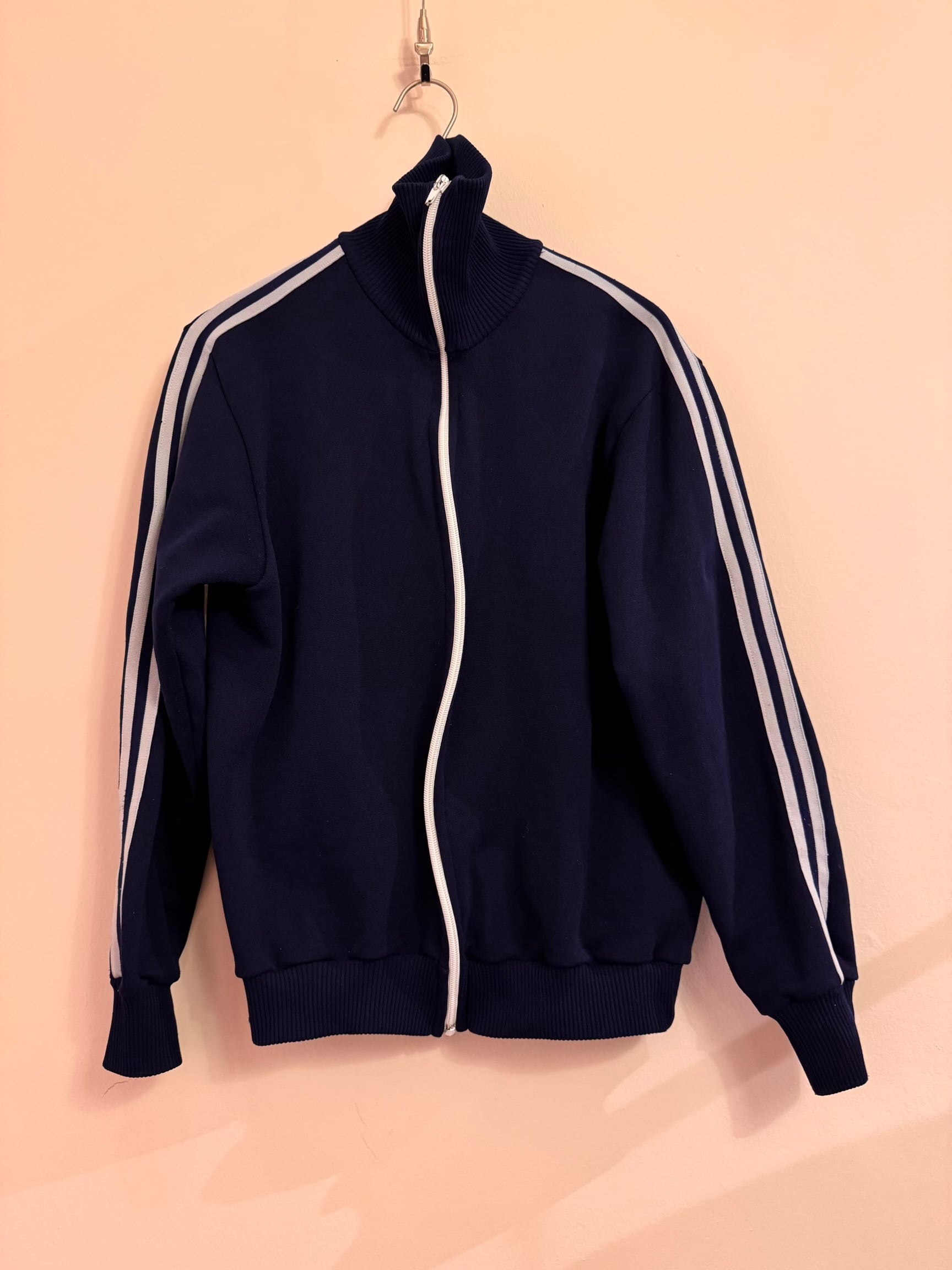 1980's ナイロン切替ネイビージャージジャケット | DROOMTUIN_VINTAGE