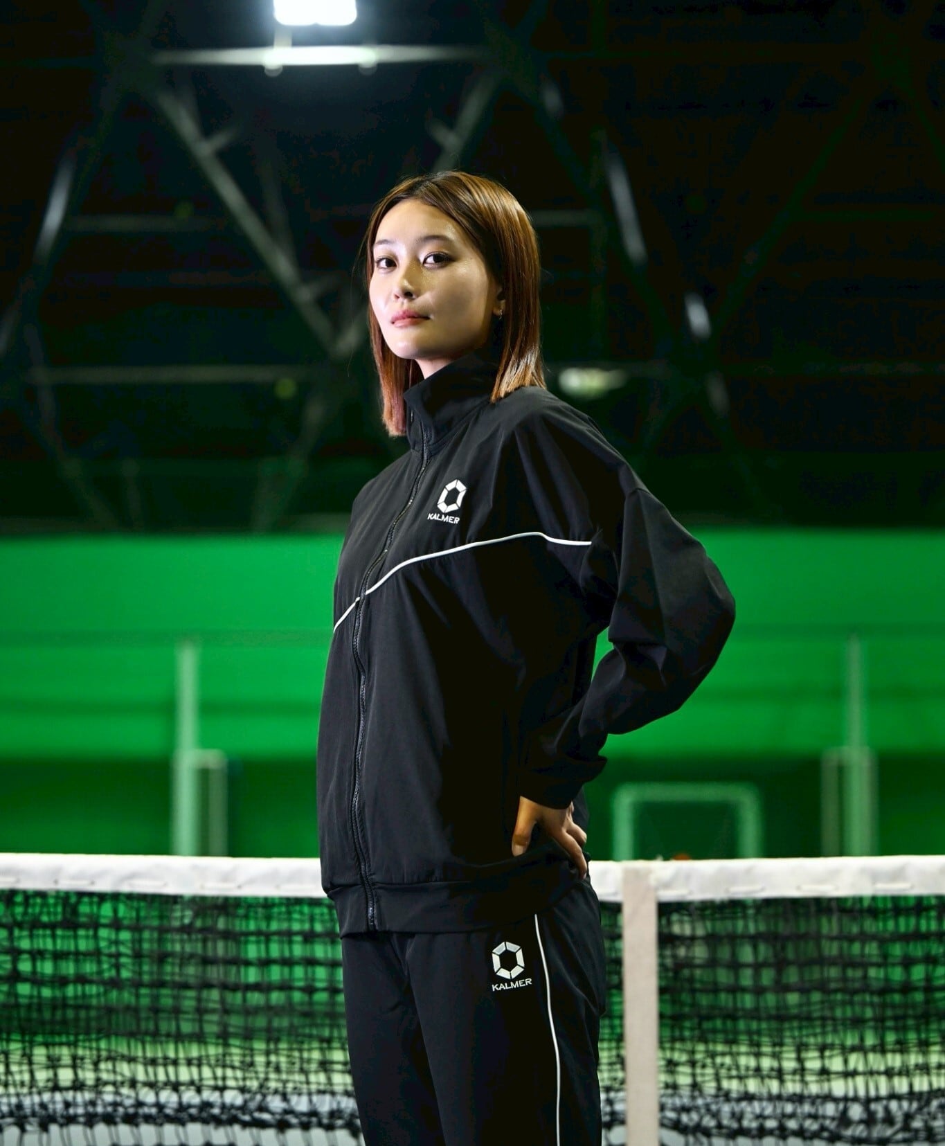 track jacket black | KALMER