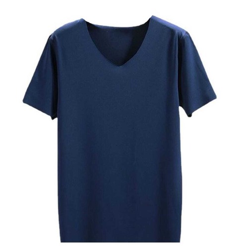 シームレス半袖シャツ メンズ Vネック インナー Tシャツ 速乾 通気性 伸縮 無地 肌着 下着 薄手 夏用 ビジネス ワイシャツ カジュアル レッド ブルー グレー ネイビー ホワイト ブラック cw-a-6734