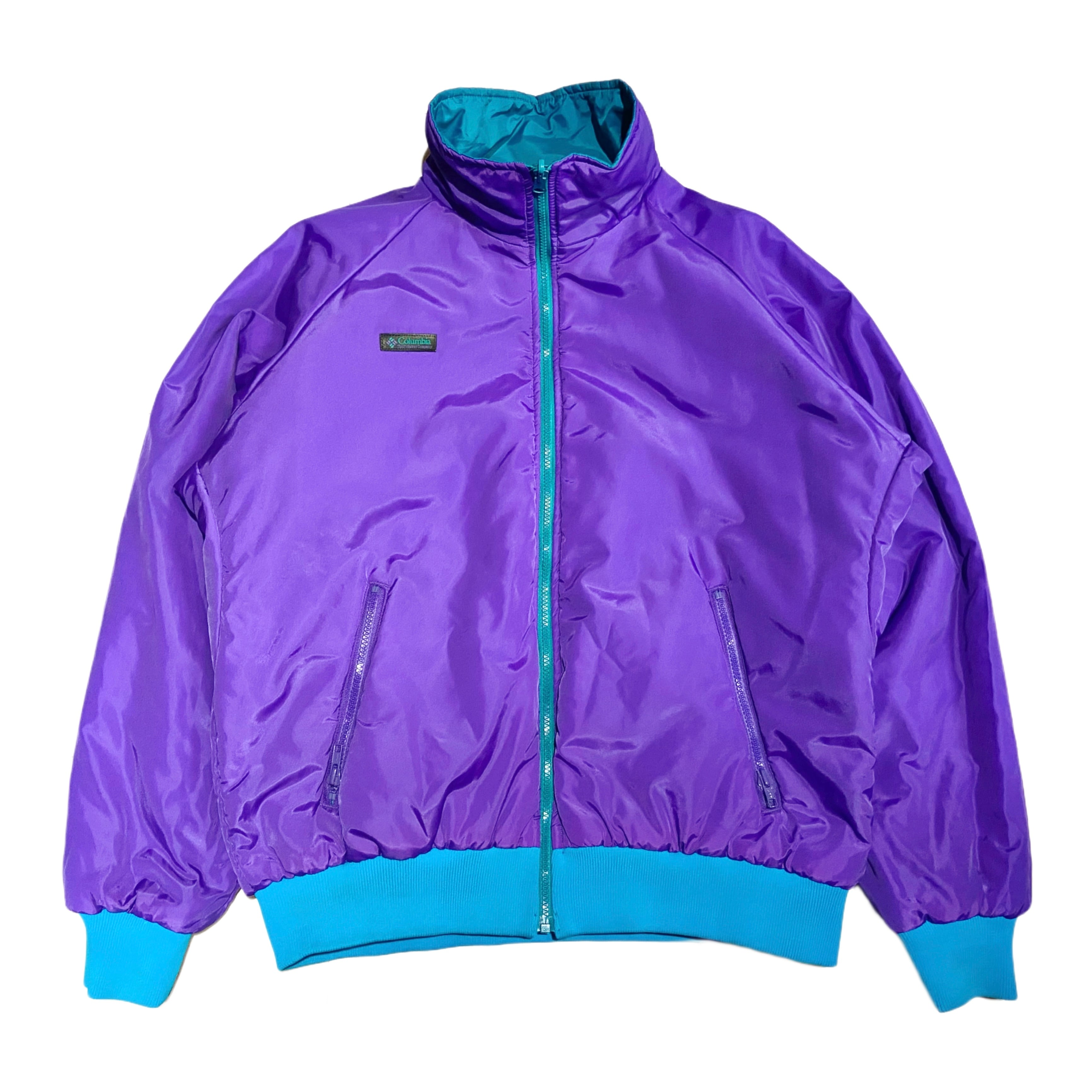 90s-Y2K Columbia コロンビア リバーシブル ダウンジャケット【L 