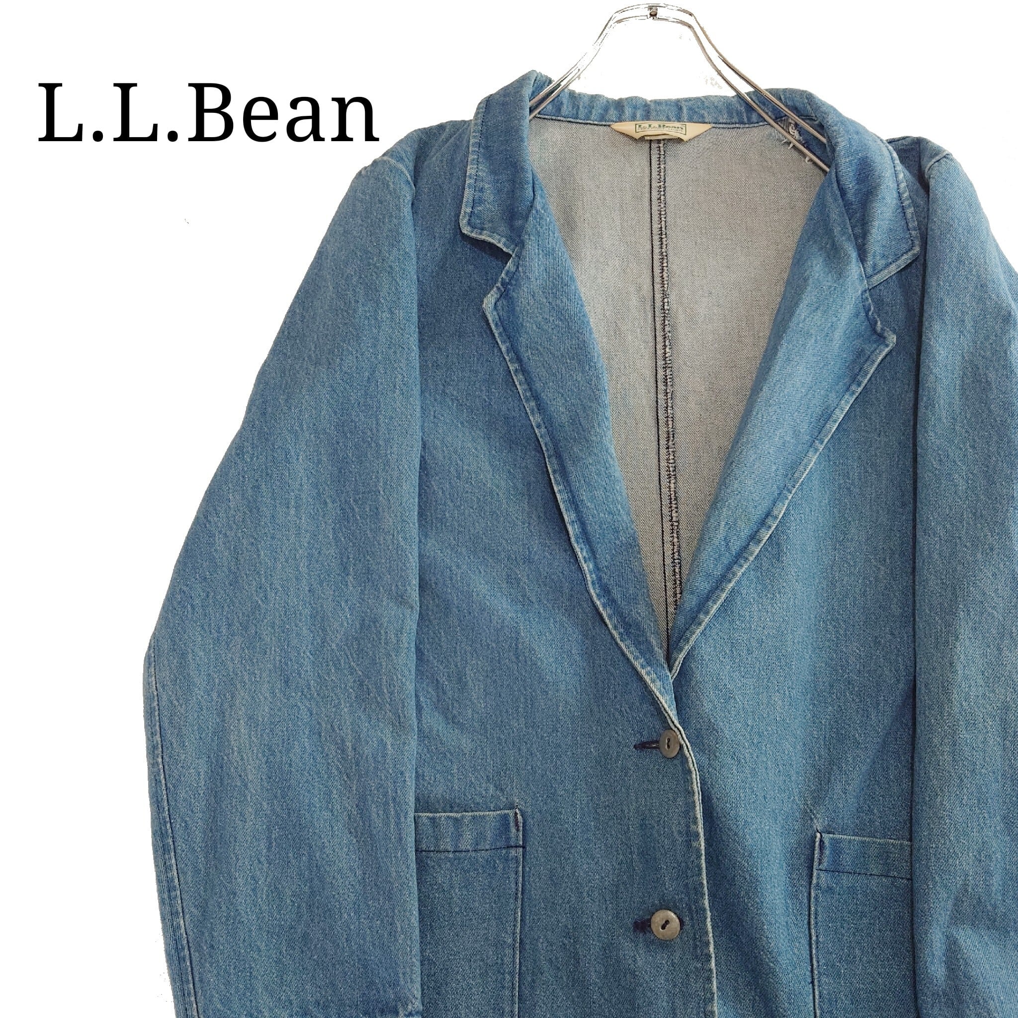 80～90s】L.L.Bean エルエルビーン デニムジャケット テーラード